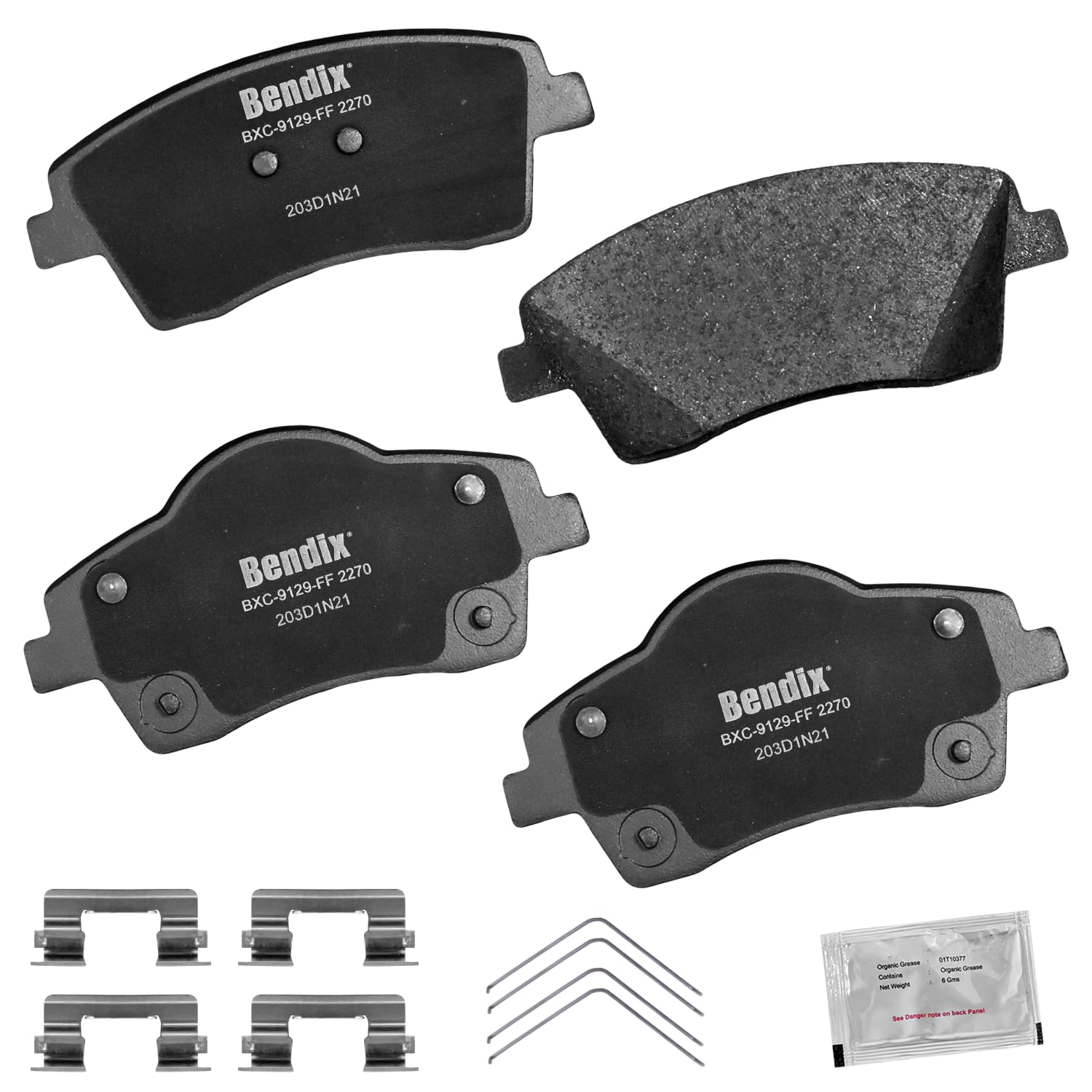 Bendix Priority1 Cfc2270 Ceramic Front Brake Pads For Volvo Xc40 2024-2019