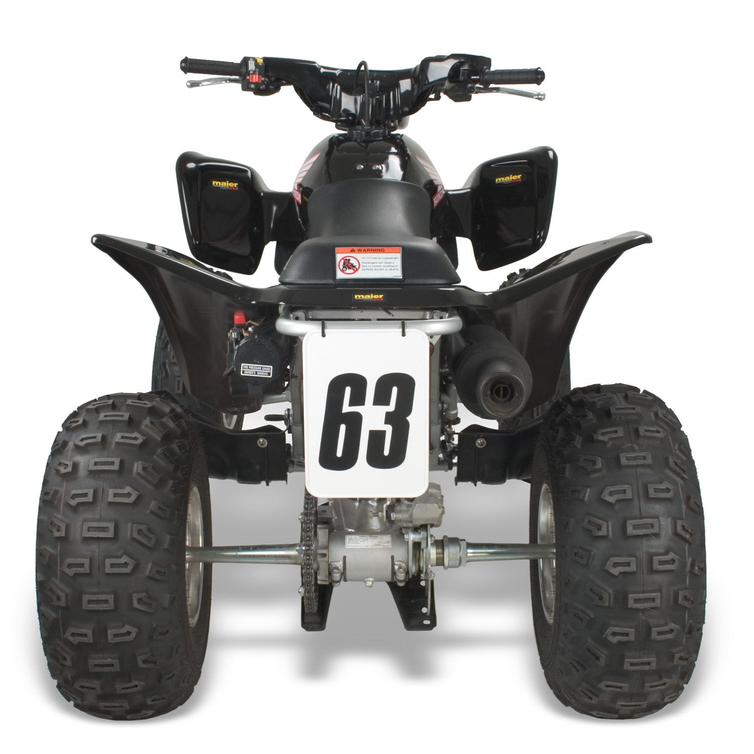 Maier Usa 509911 7 X 10 Number Plate - White