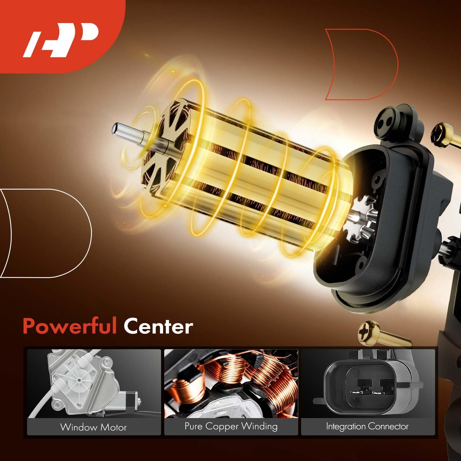 A-Premium Power Window Regulator And Motor Assembly Replacement For Jeep Liberty Kj 2002-2006 Rear Right Passenger Side