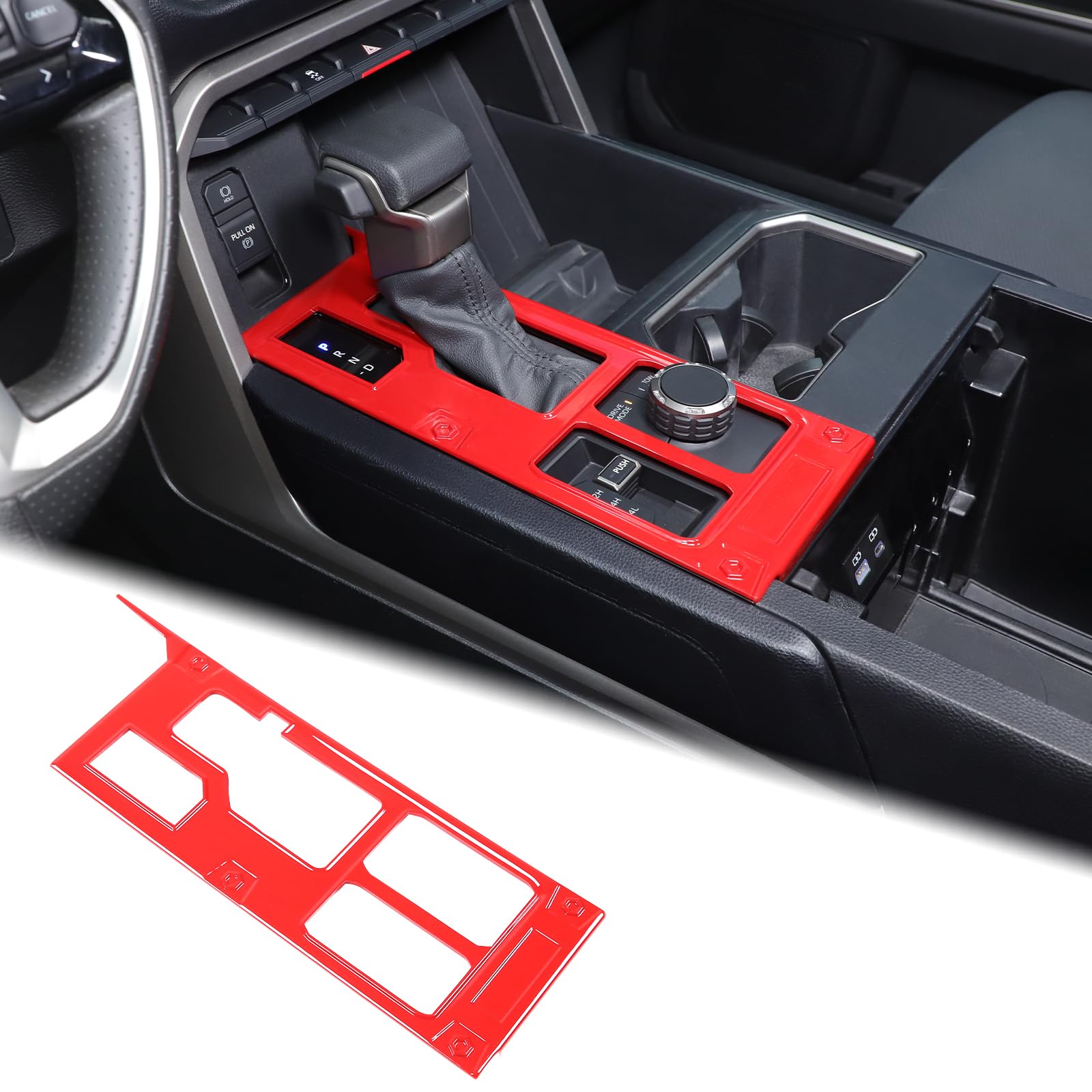 Aunginsy Central Control Gear Shift Panel Trim Cover Compatible With Toyota Tundra/Sequoia 2022-2024 Car Gear Shifter Console An