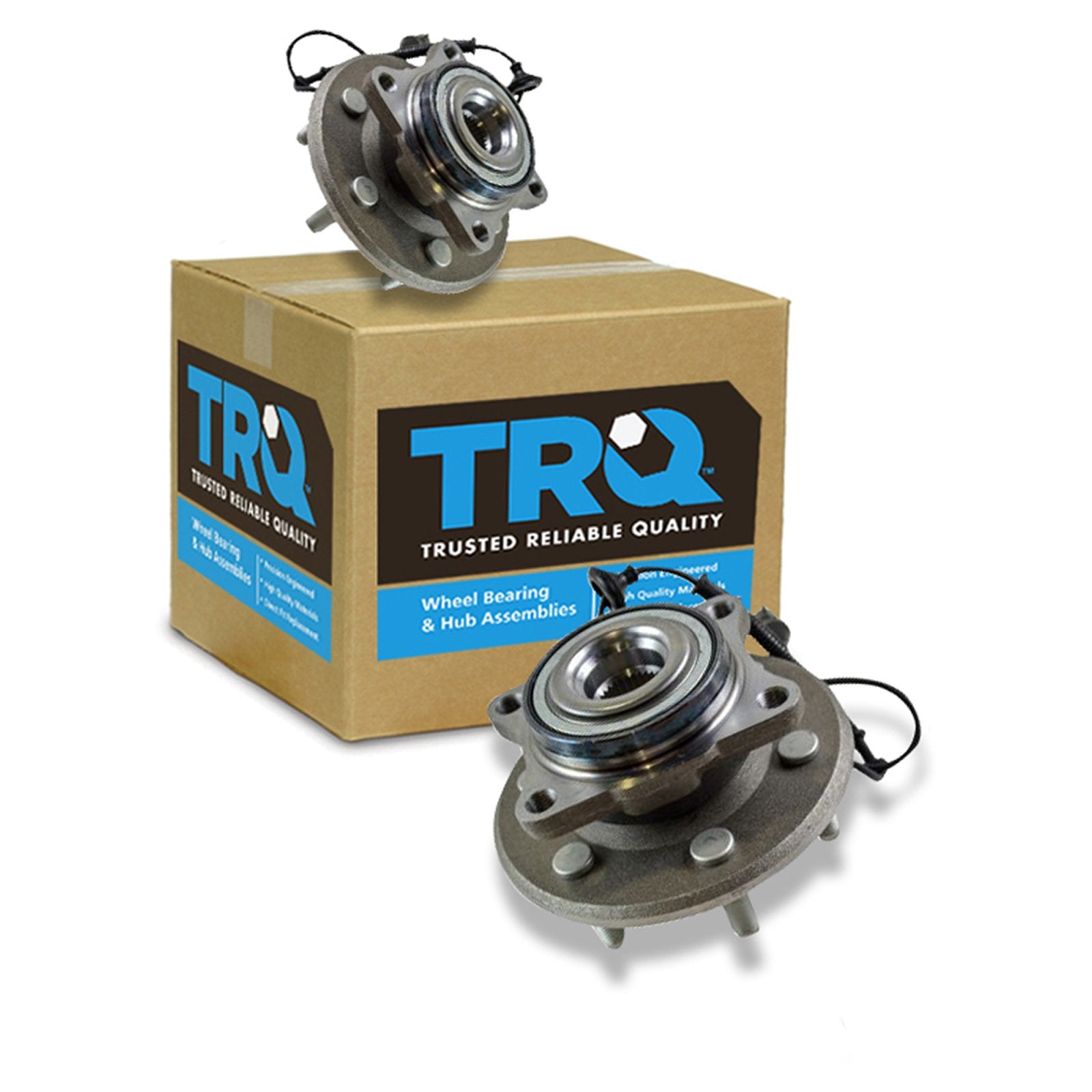 Trq Rear Wheel Hub Bearings Assembly Set Compatible With 2003-2006 Ford Expedition Lincoln Navigator