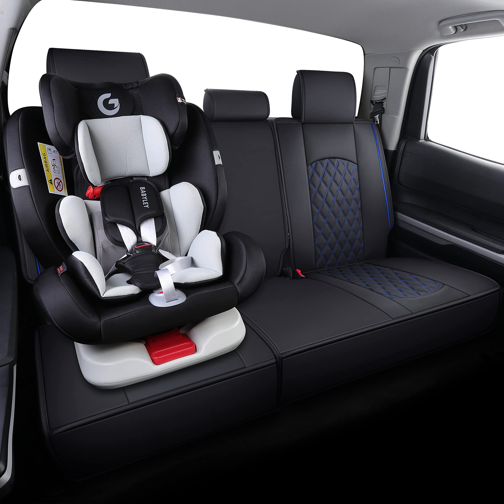 Yiertai Rear Seat Covers For Tundra Sr5 2008 2009 2010 2011 2012 2013 2014 2015 2016 2017 2018 2019 2020 2021 2022 2023 2024 202