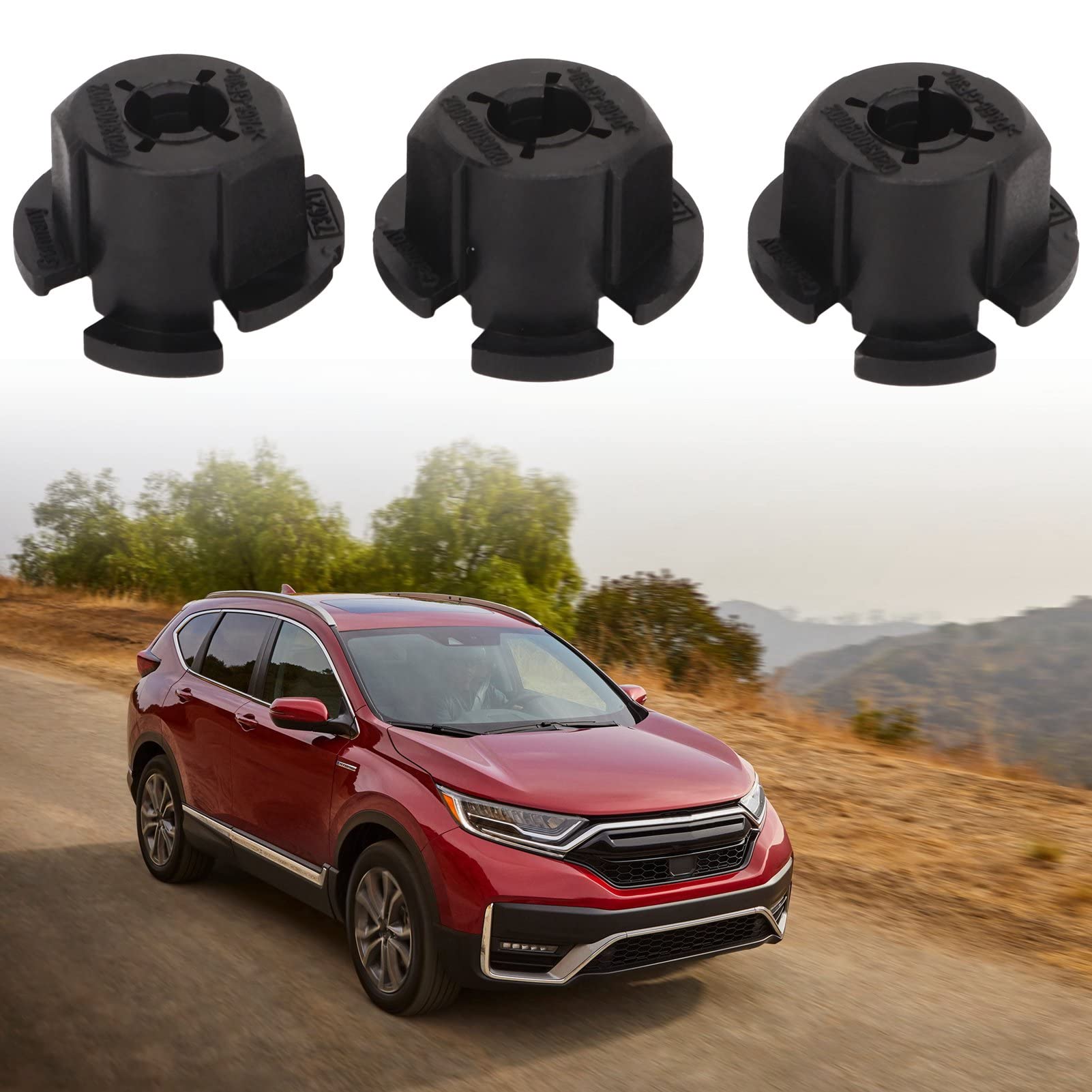 Keenso Radarsss Module Mounting Clip, 3Pcs Radarsss Alignment Mounting Clip 36806 Tla A01 Replacement For Civic Accord Cr V Black