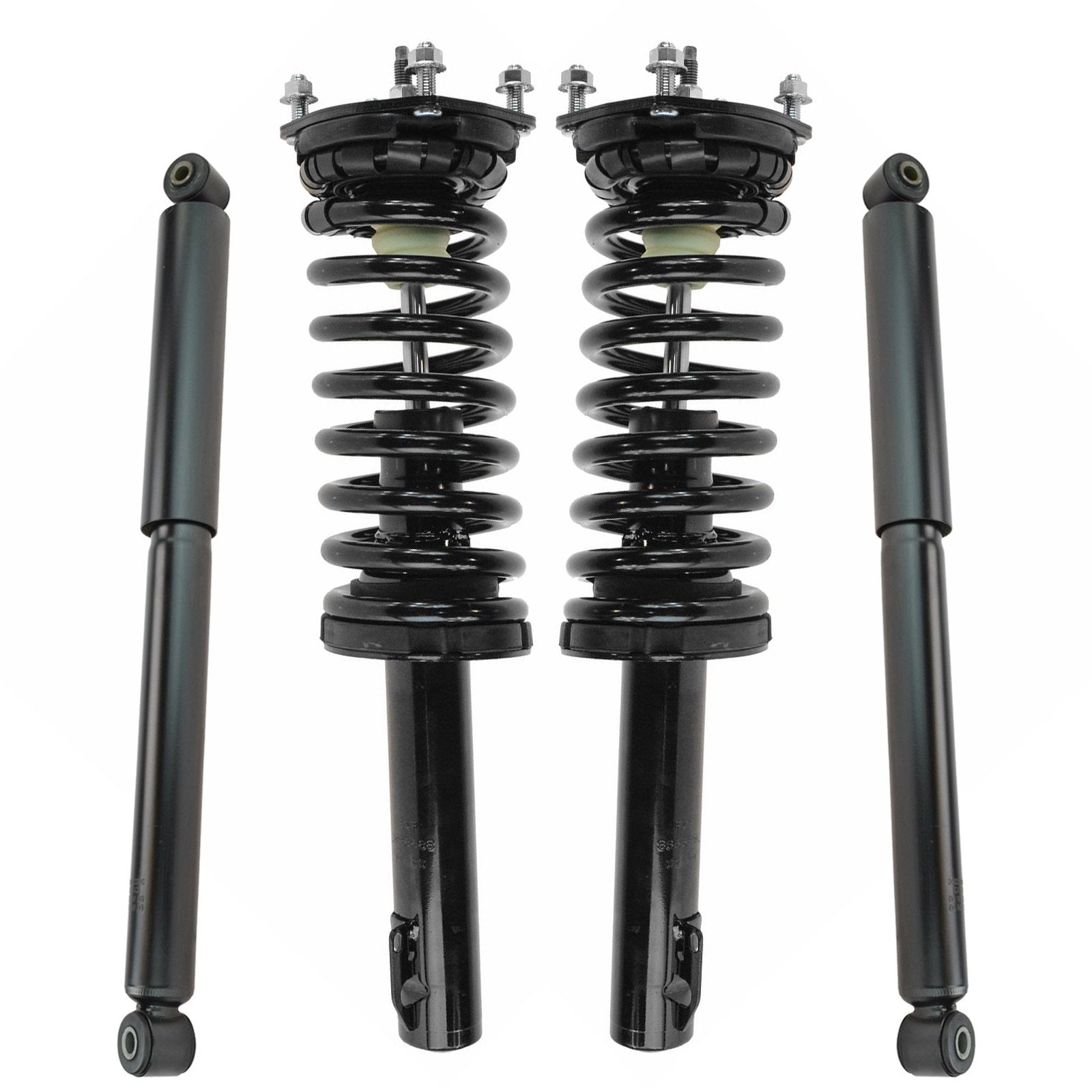 Trq Front And Rear Complete Strut Assembly & Shock Absorber Kit Shock & Spring Strut Assembly Compatible With 2006-2010 Jeep Com
