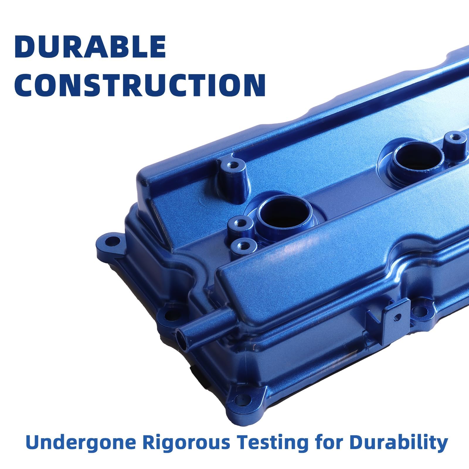 MITZONE Aluminum Valve Covers for Nissan 350Z/Infiniti FX35/G35/M35, 3.5L, Upgrades, Blue, Model 004-253-BL, OEM Replacement