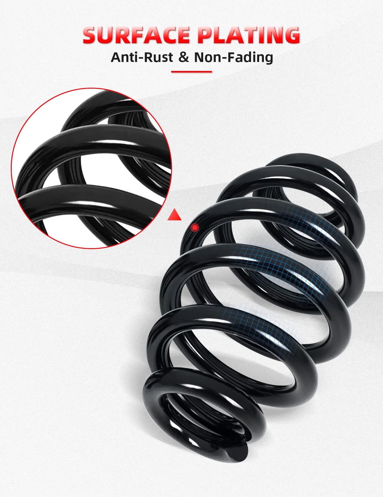 Amazicha Black Solo Seat Springs 3 Fit For Harley Davidson Chopper Bobber Softail Sportster