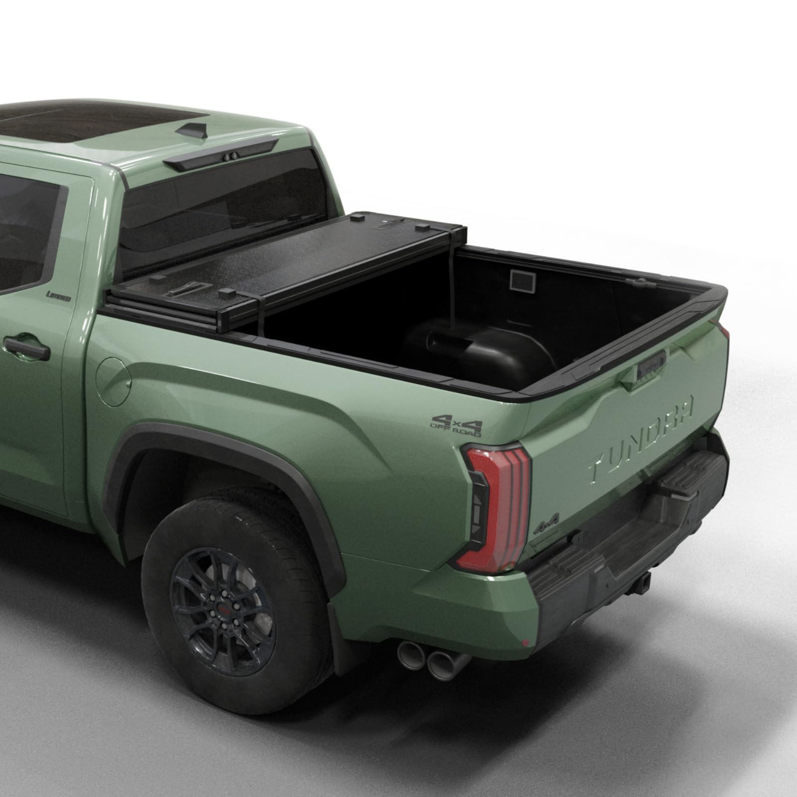 Toptiny Hard Folding Truck Bed Tonneau Cover|Htf035|Fits 2022-2025 Toyota Tundra 6'6'' Bed W/Oe Rail System (78.7'')
