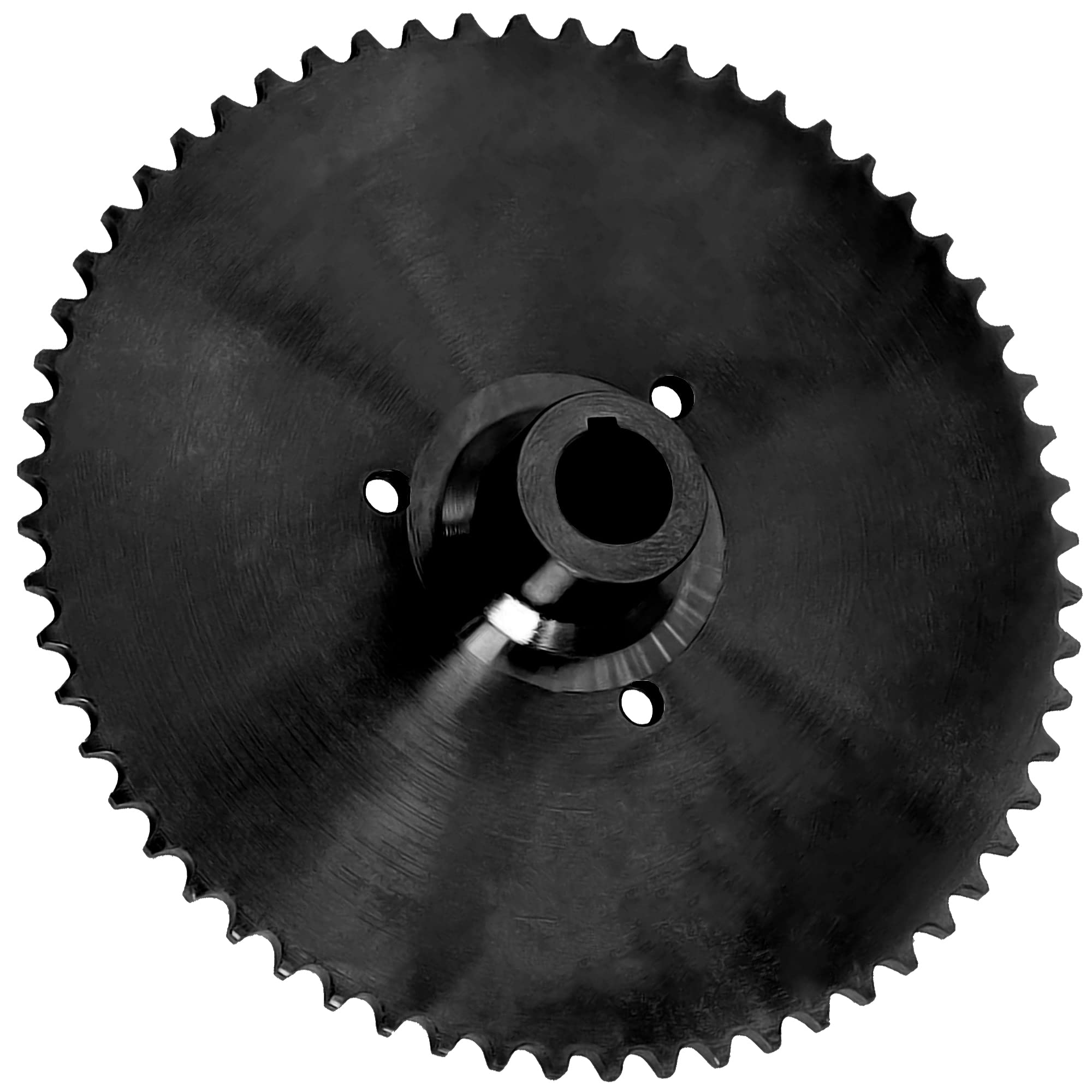 OCTOPUS Go Kart Live Axle Steel Sprocket 60 Tooth Fits #40#41#420 Chain with 1    Bore 1/4'' Keyway - Sprocket Only