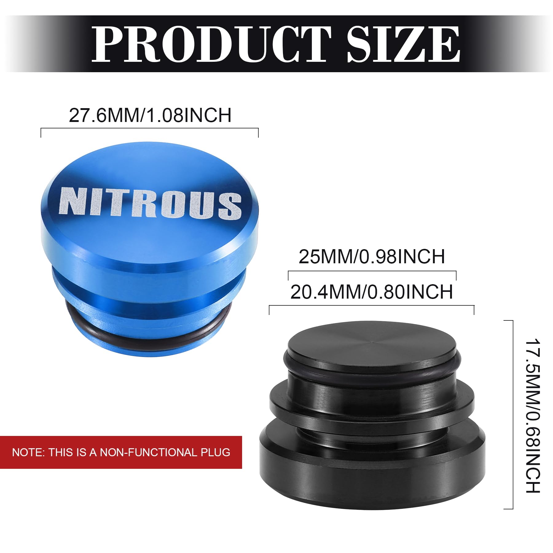 Uyye Cigarette Lighter Plug Billet Aluminum Dustproof Plug, American Flag Button, Car Interior Accessories Fits Most Vehicles An