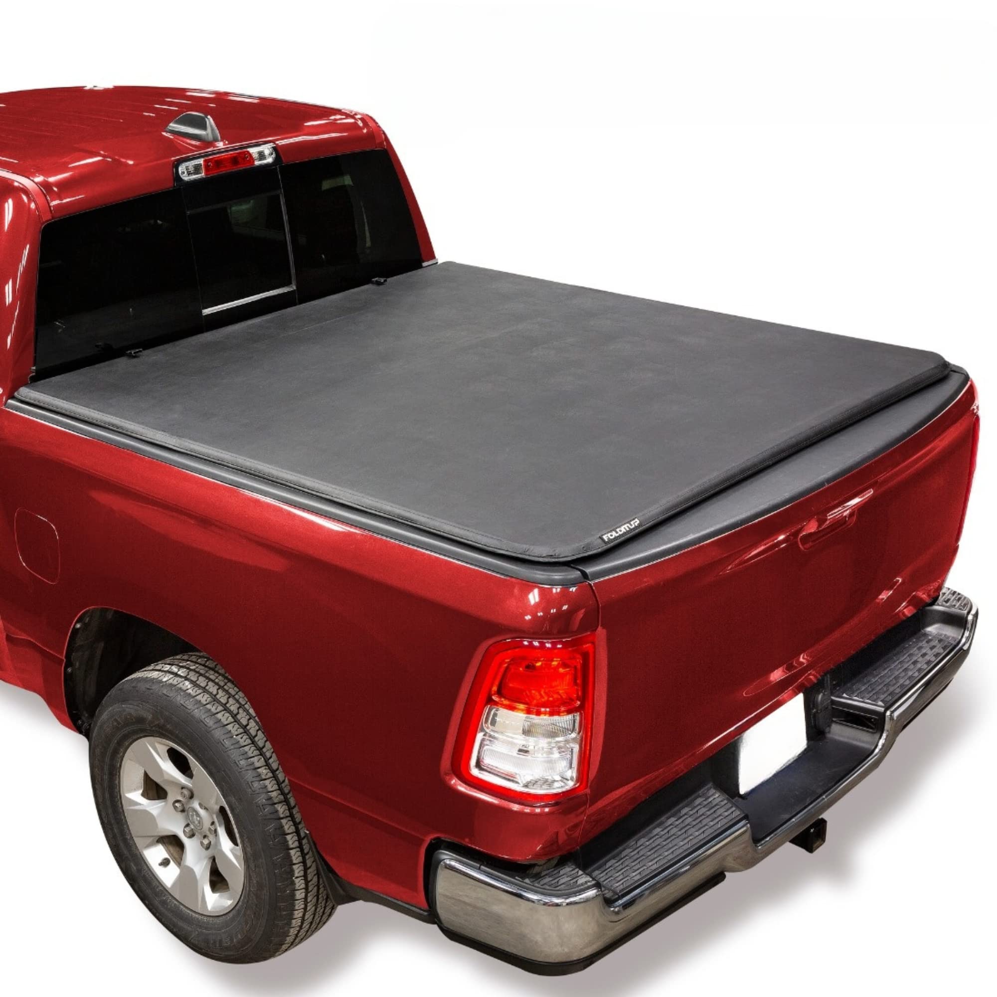 Leer Folditup | Fits 2019-2023 Gm Chevy Silverado/Gmc Sierra With 58    Bed | Soft Tri-Fold Truck Bed Tonneau Cover | Easy Insta