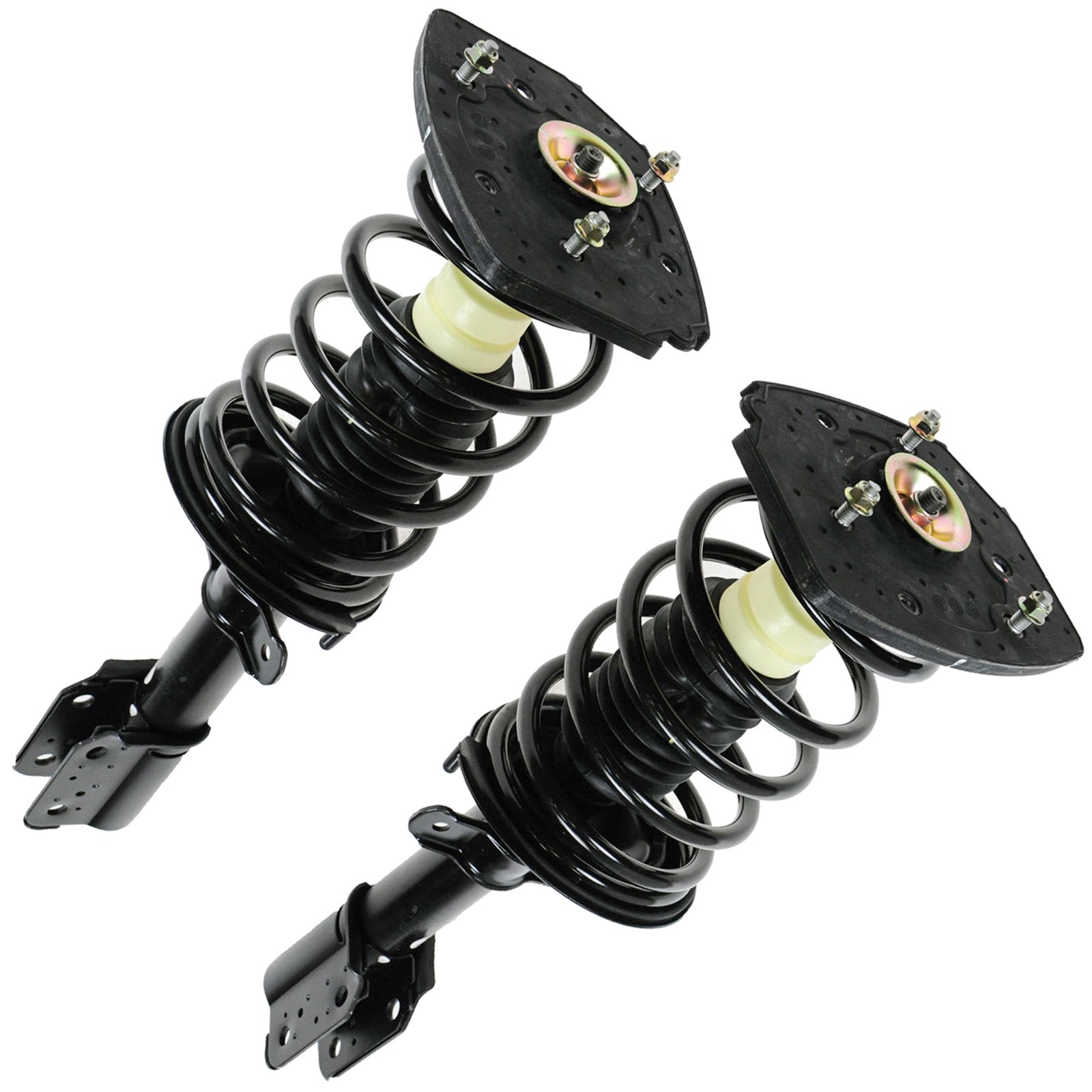 Trq Rear Strut & Coil Spring Assembly Set Driver & Passenger Sides Compatible With 05-09 Buick Lacrosse 00-13 Chevrolet Impala 0