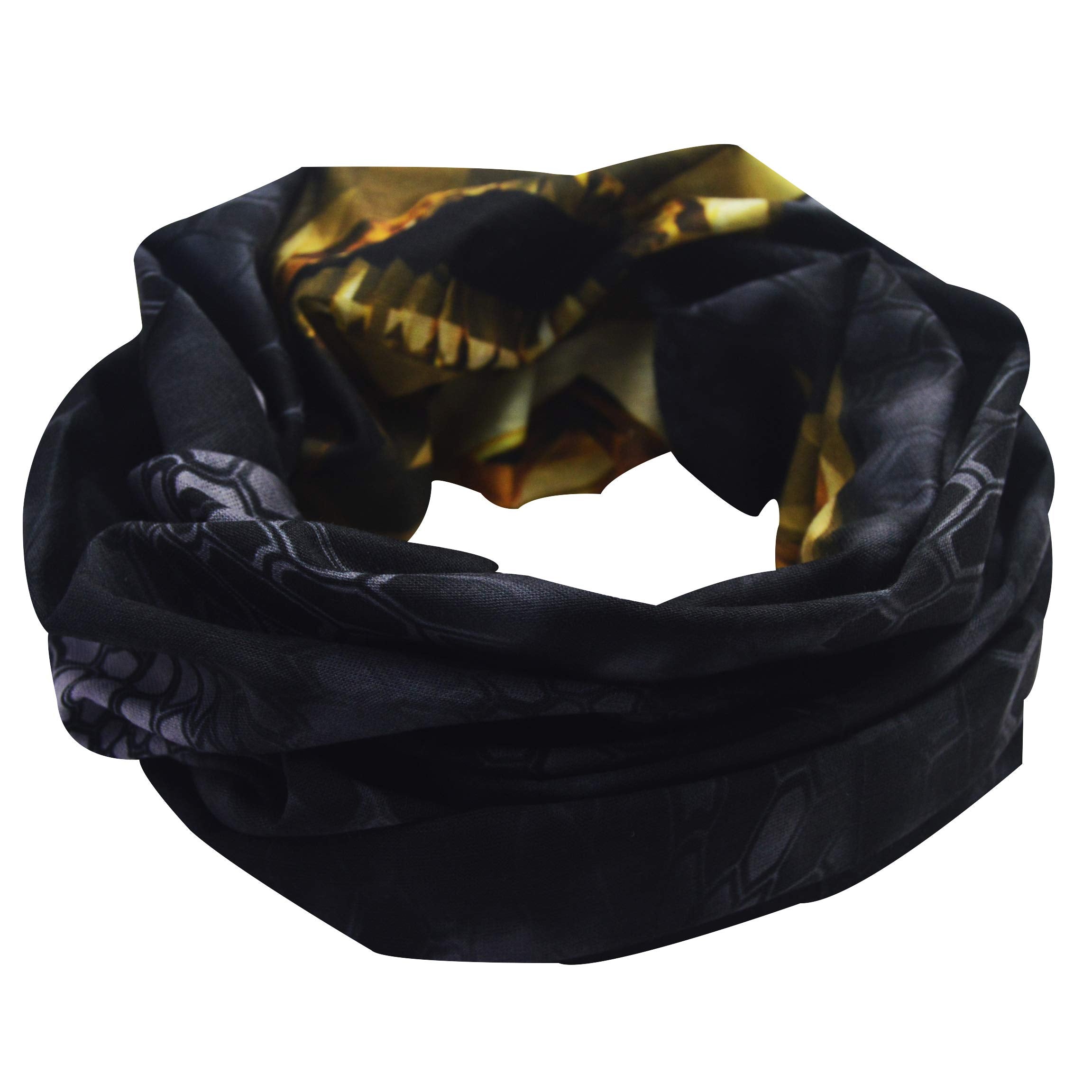 Obacle Face Mask Half Sun Dust Wind Protection Durable Tube Face Mask Bandana Skull Skeleton Face Mask For Men Women Bike Riding