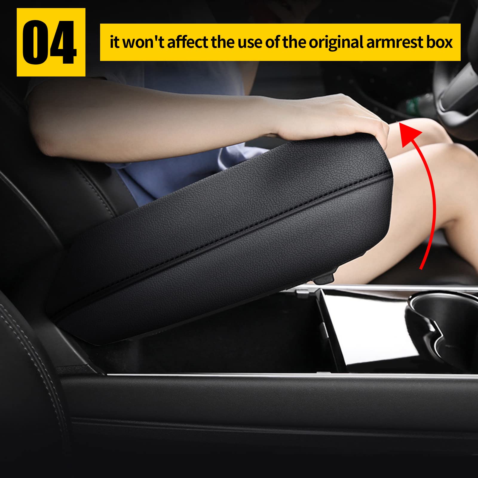 Aomsazto Armrest Covers For 2008-2012 Nissan Altima Beige