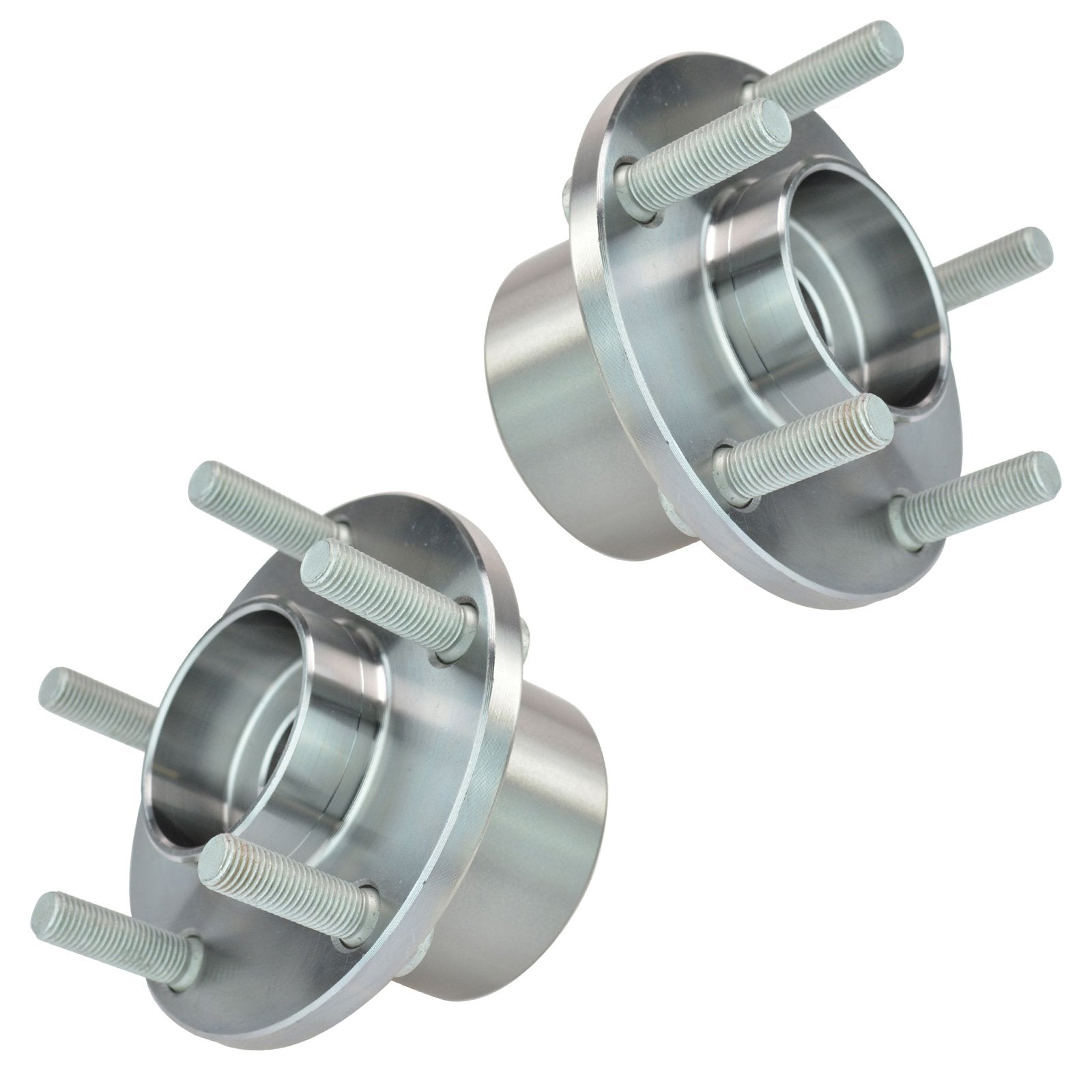 Trq Front Wheel Hub Bearings Assembly Set Compatible With 2008-2013 Volvo C30 2006-2013 C70 2005-2011 S40 V50