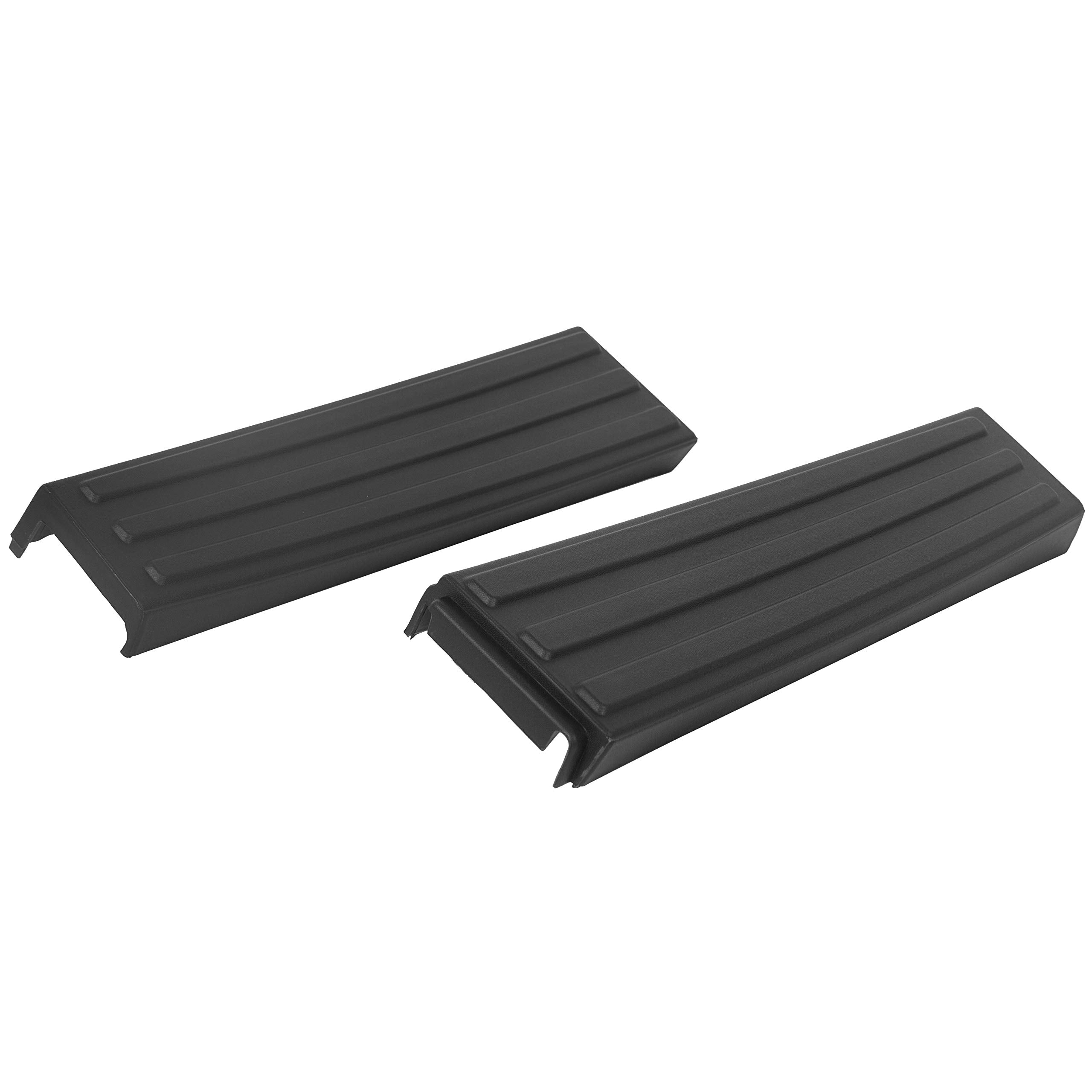 ECOTRIC Flex Step Side Tailgate Molding Covers Compatible with 2009-2014 Ford F150 Replacement for 9L3Z-9941018-AA & 9L3Z-9941019-AA End Cap Trim 2PCS Right & Left Black