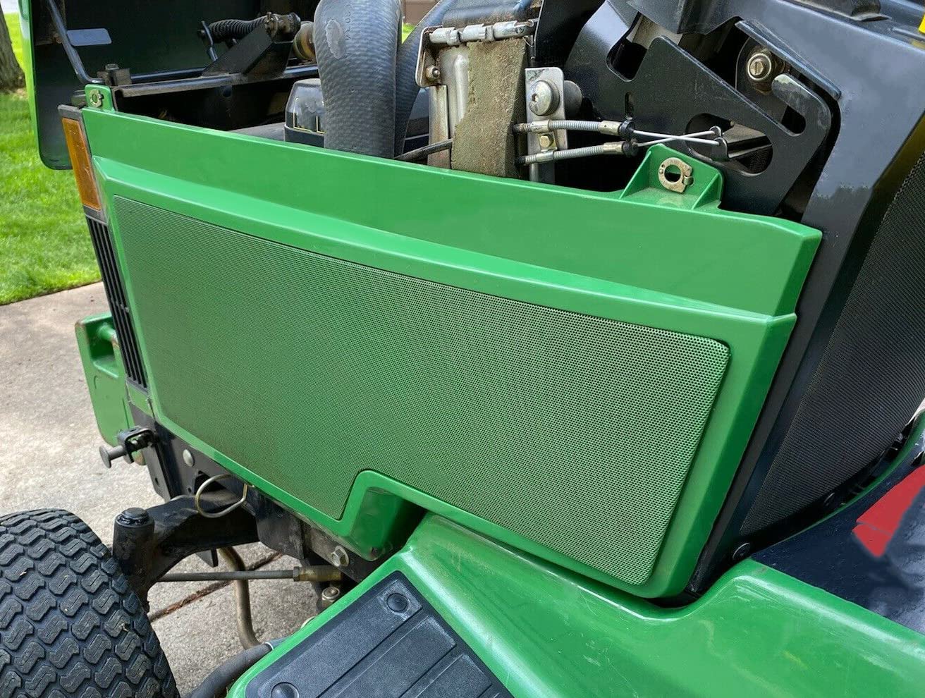 Ecotric Pair Side Panel Screen Kit Compatible With John Deere 415 425 445 455 Replacement For Am128982 Am128983 Left & Right Side