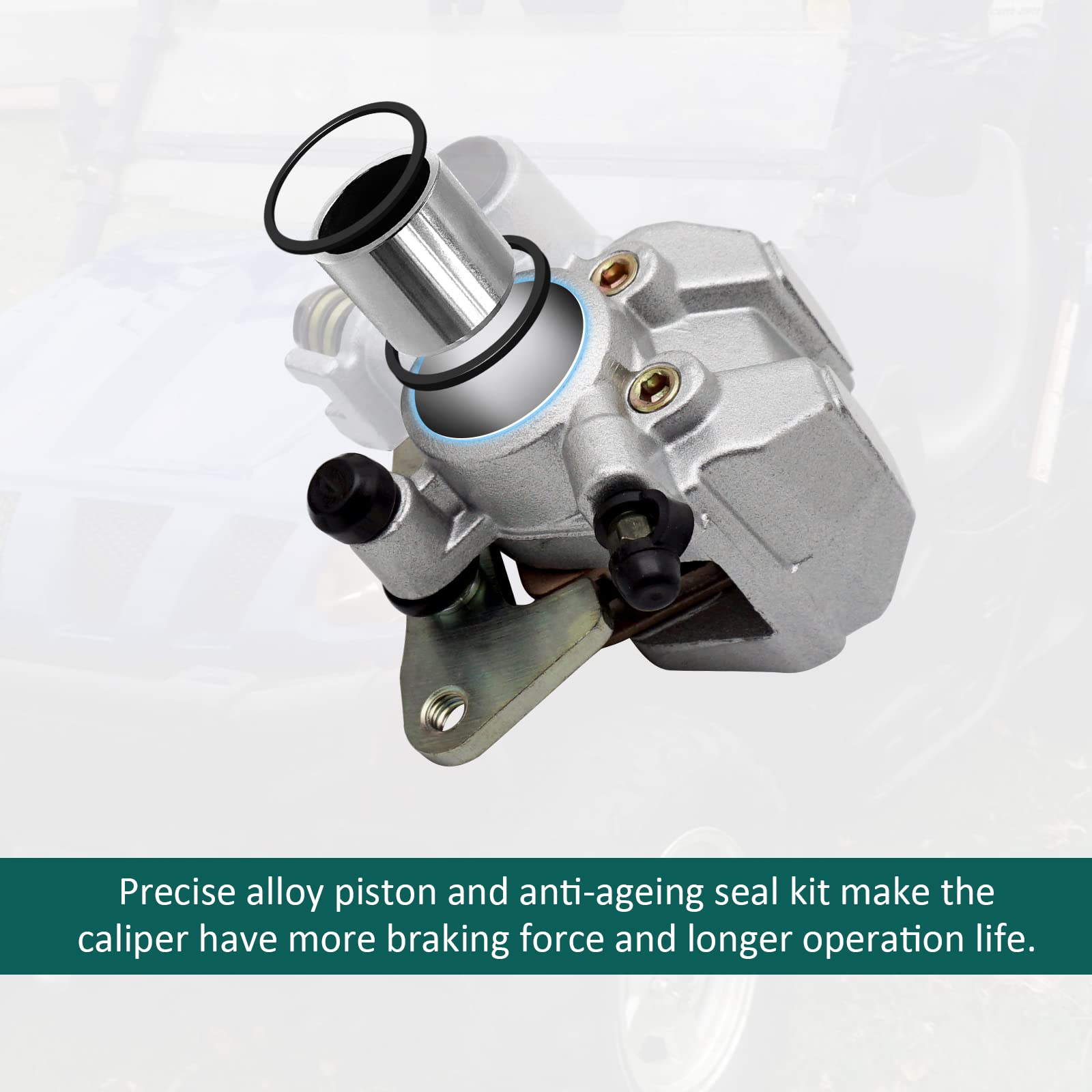 M Mati Front Left Right Brake Caliper For Yamaha Yfz450 2004-2020 Raptor 700 Yfm700 2006-2020 5Tg-2580T-11-00 5Tg-2580U-11-00