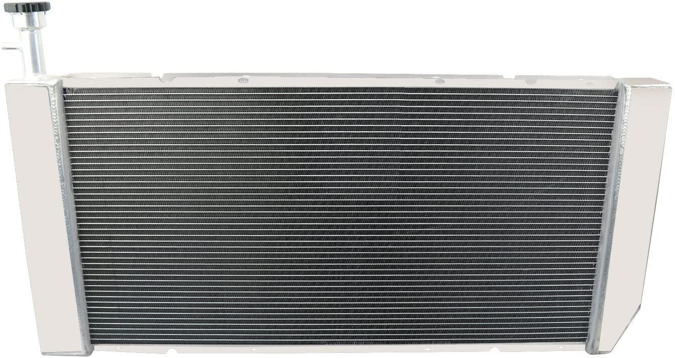COOLINGBEST 4 Rows Aluminum Radiator for 2004-2016 Chevy Express GMC Savana 2500 3500 4500 4.8L 6.0, Radiators 2005 2006 2007 20