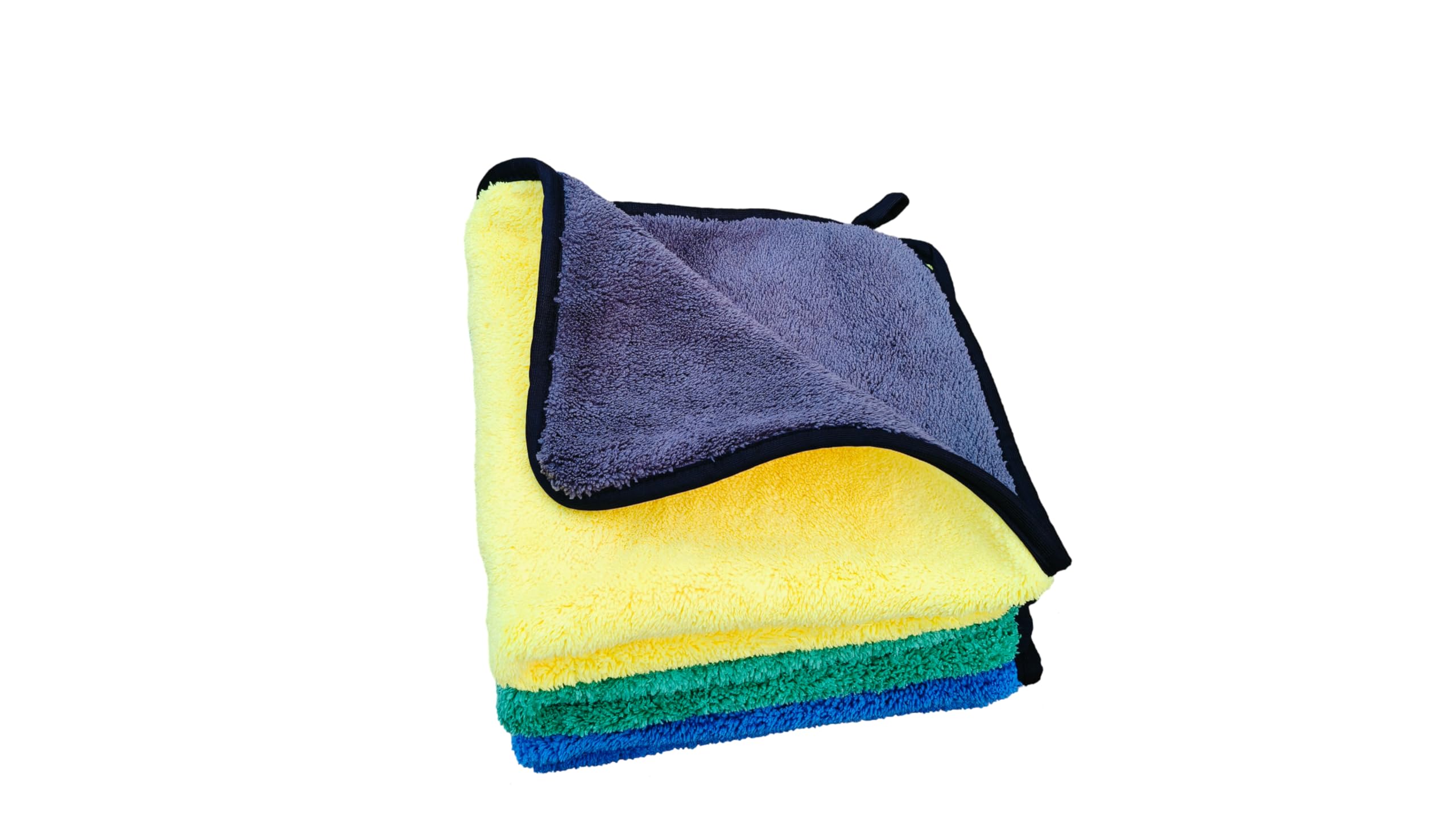 Minart Dual Sided, 700 GSM Microfiber Cloth Towels Long Pile, LintFree Highly Absorbent, Multipurpose Car Cleaning and Detailin