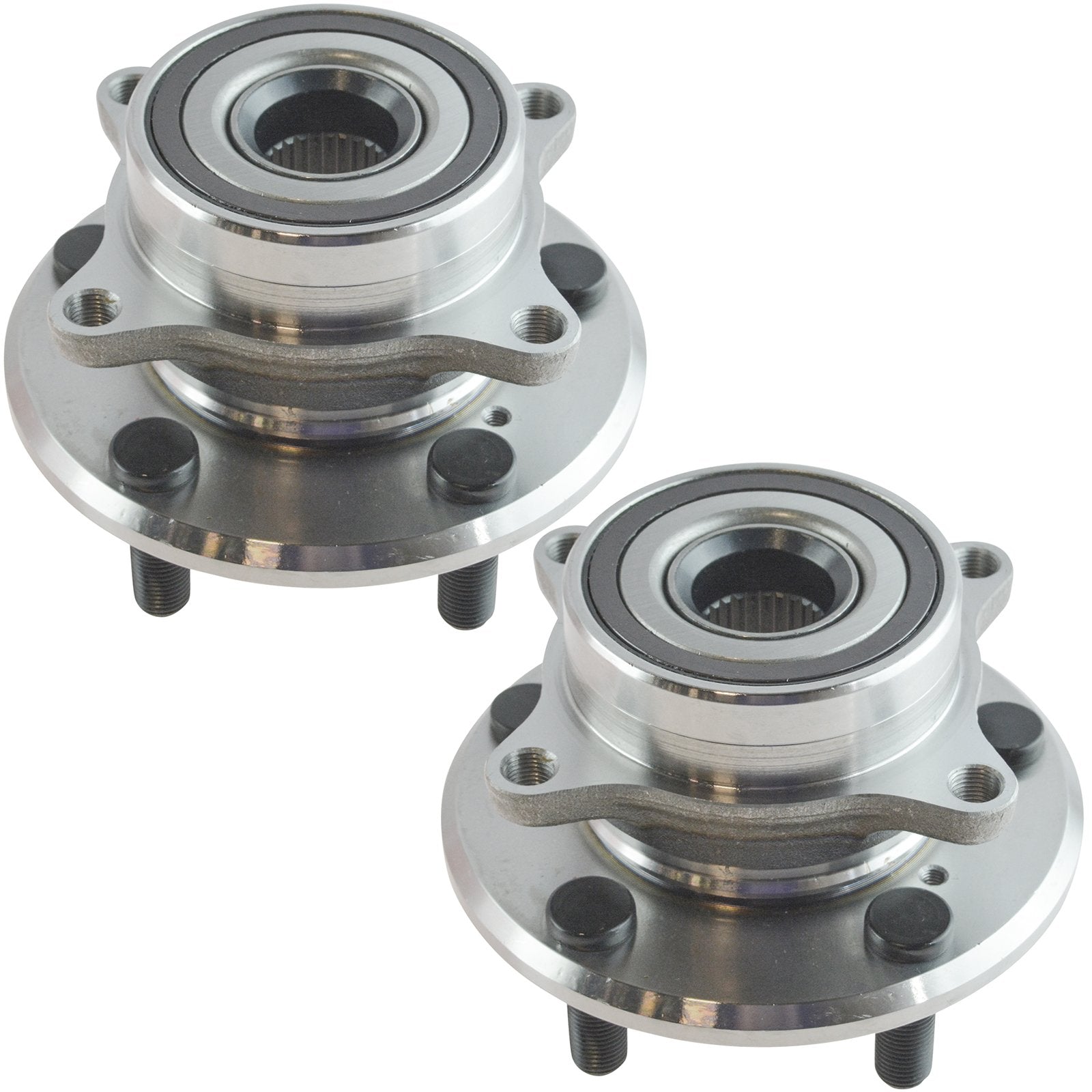 Trq Front Wheel Hub Bearings Assembly Set Compatible With 2011-2017 Honda Odyssey
