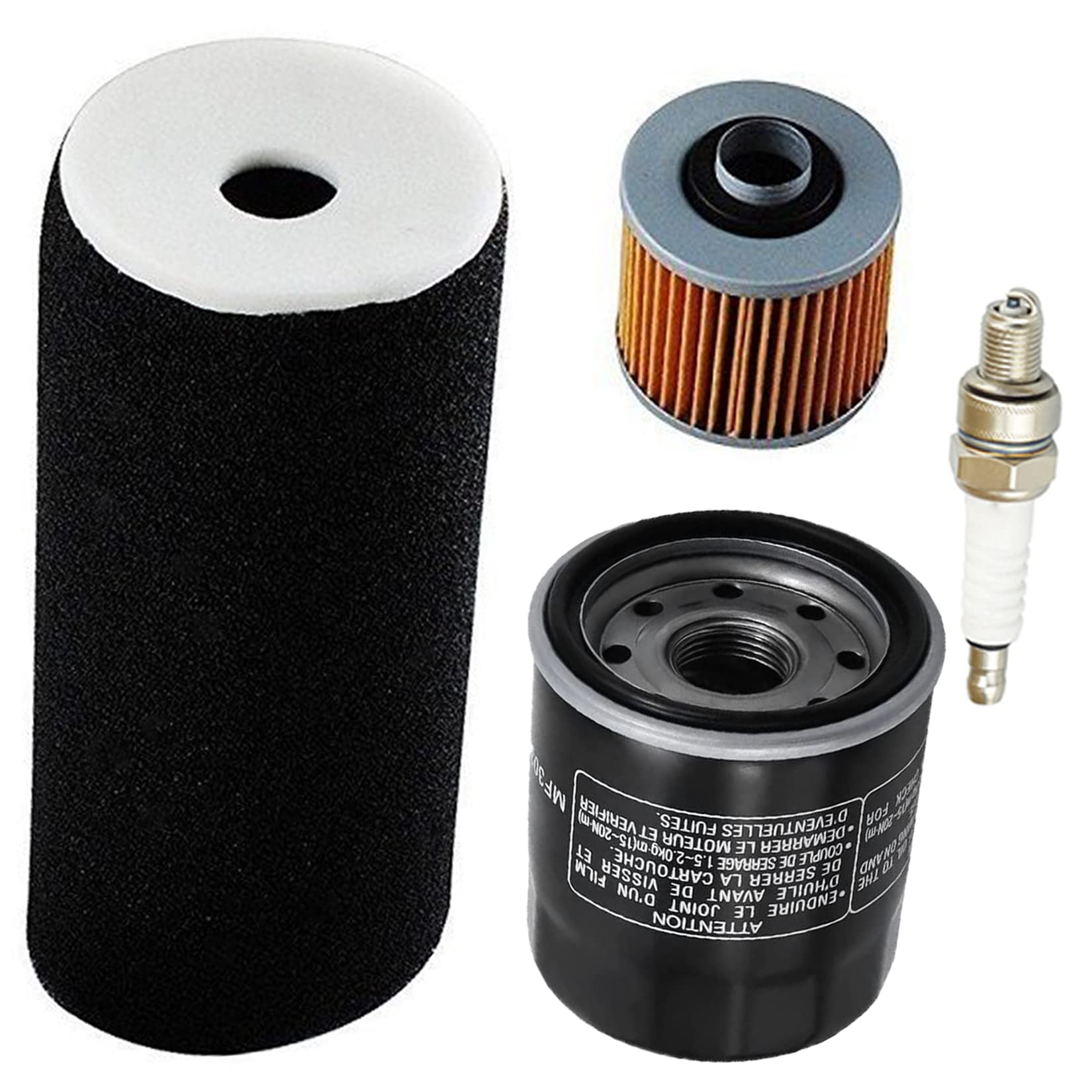 Liyyoo 1Uy-14451-00-00 Air Filter Oil Filter Spark Plug Kit, Compatible With Yamaha Grizzly 660 Yfm660 4X4 2002-2008 Yfm660 Air 