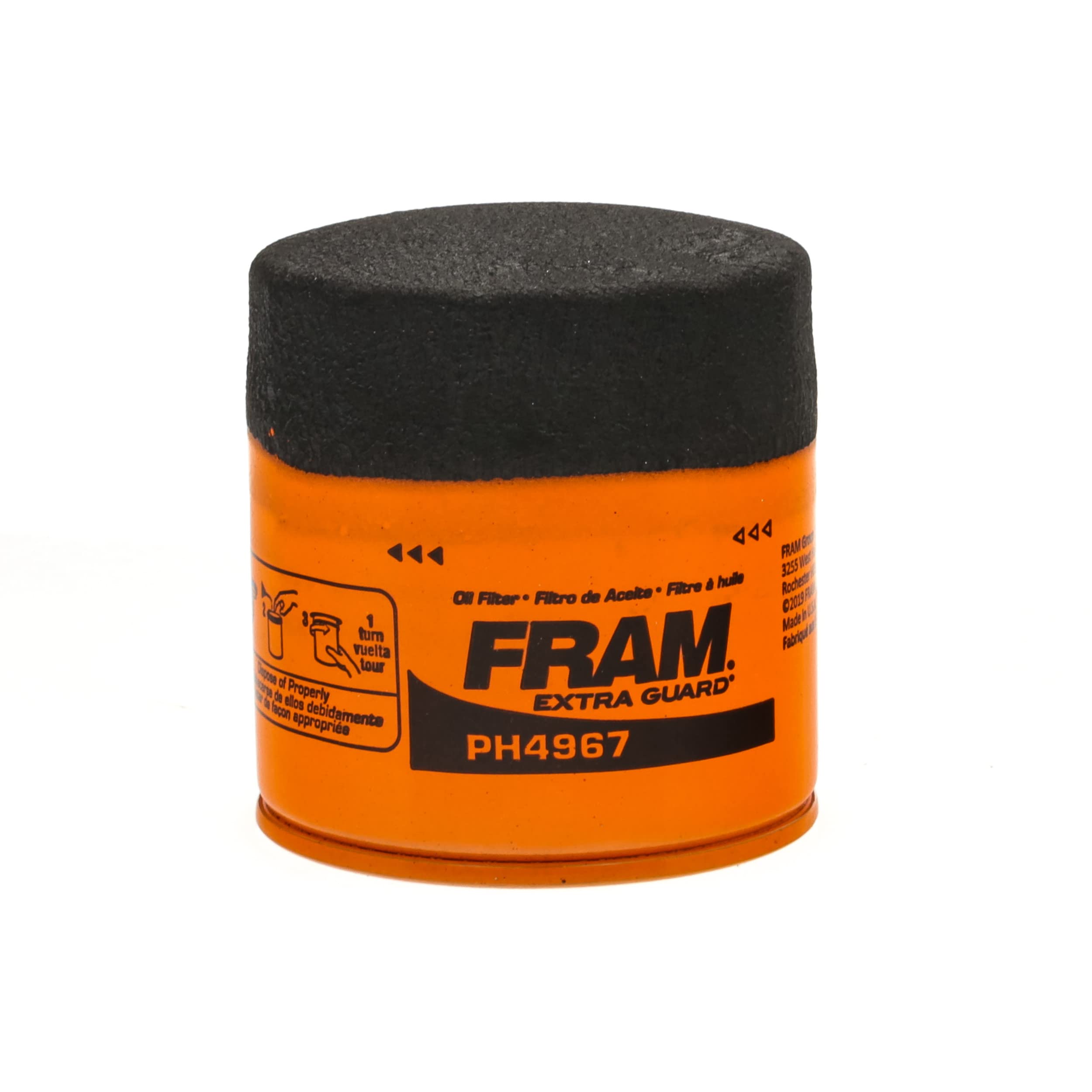 Fram Ph4967 Extra Guard Passenger Car Spin-On Oil Filter (Pack Of 2)