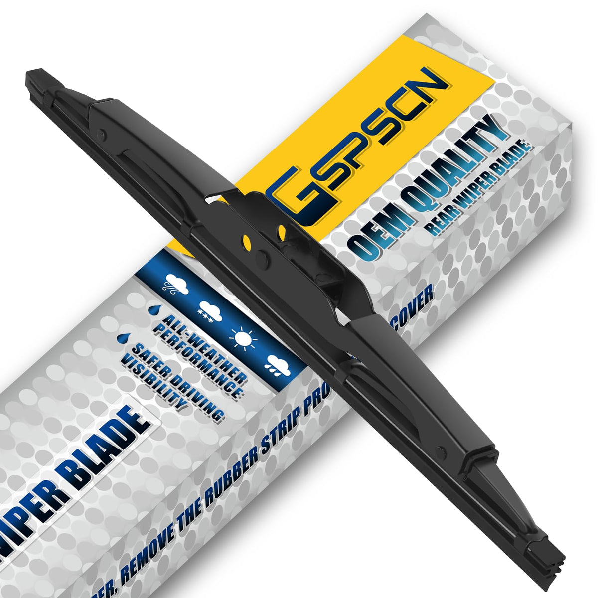 GSPSCN 10'' Rear Wiper Blade, Original Replacement Back Windshield Wiper Blades for Chevrolet Trax 2022-2013 /Jeep Compass 2017-