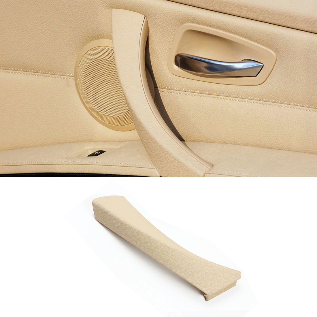 Jaronx For Bmw 3 Series E90/E91 Door Clasp Handle, Right Front/Right Rear Door Handles Outer Cover Interior Door Trim Covers (Fits:Bmw 323 325 328 330 335 2004-2011)
