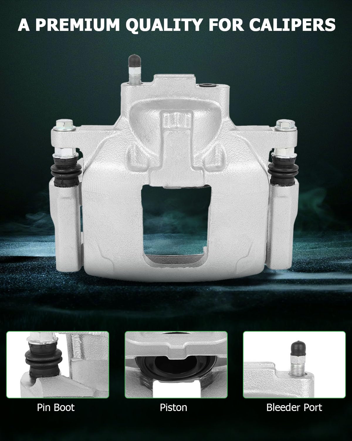 Scitoo Front Right Brake Caliper With Bracket 18B5045A Compatible For Dodge Journey 2009-2012