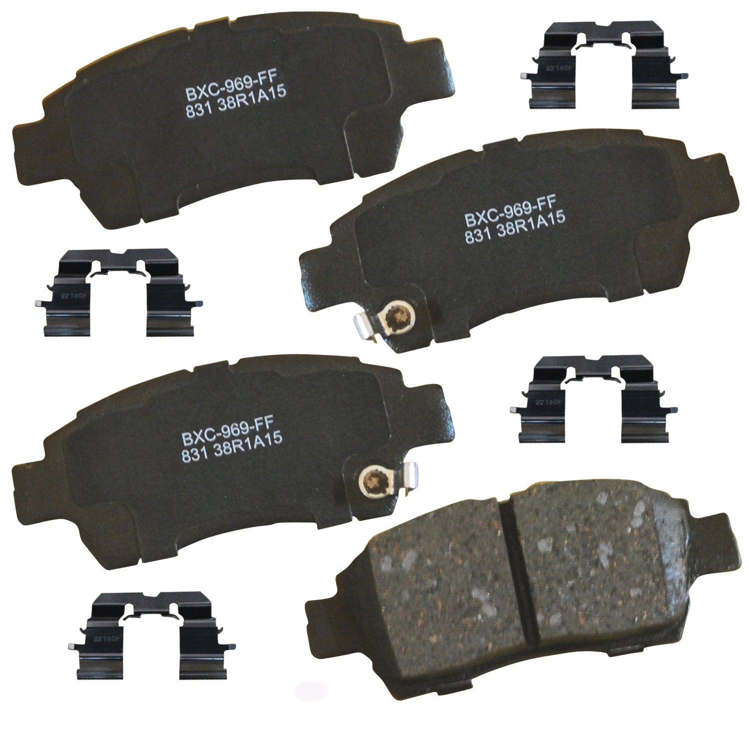 Bendix Premium Sbc831 Ceramic Front Brake Pads For Toyota Echo 2000