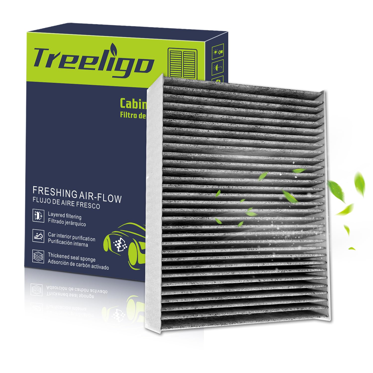 Treeligo Cf8644A Cabin Air Filter Compatible With Vw Beetle1998-2010,Jetta1993-2005, Passat 2001-2005,Golf 1993-2006,Tt Quattro
