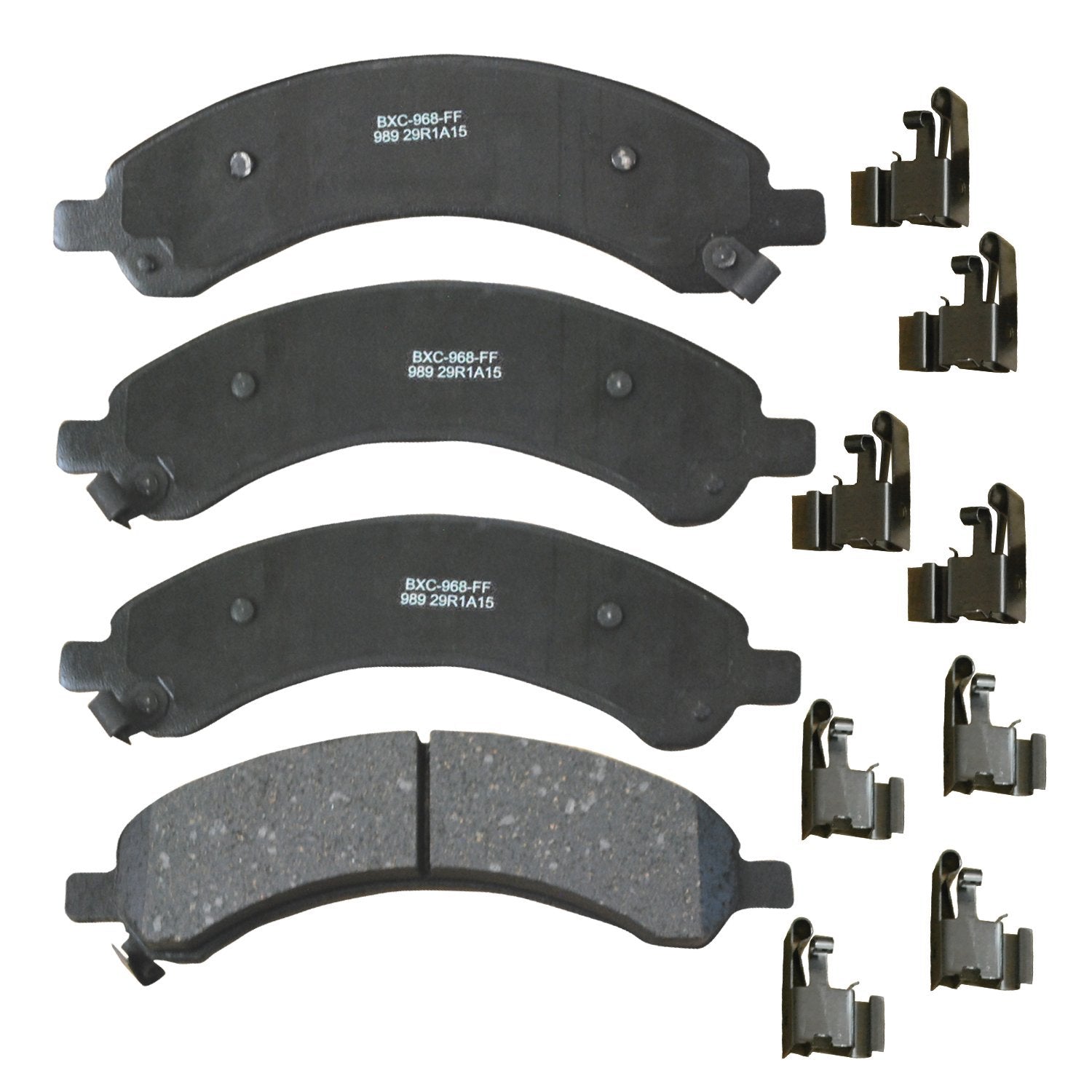 Bendix Premium Sbc989 Ceramic Rear Brake Pads For Chevrolet Express 3500 2008-2003, Gmc Savana 3500 2008-2003