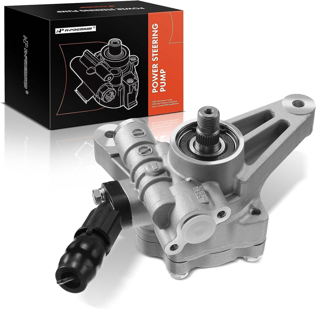A-Premium Power Steering Pump Compatible With Honda Odyssey 2005-2010, Pilot 2005-2008 & Acura Mdx 2007-2013, V6 3.5L 3.7L, Repl