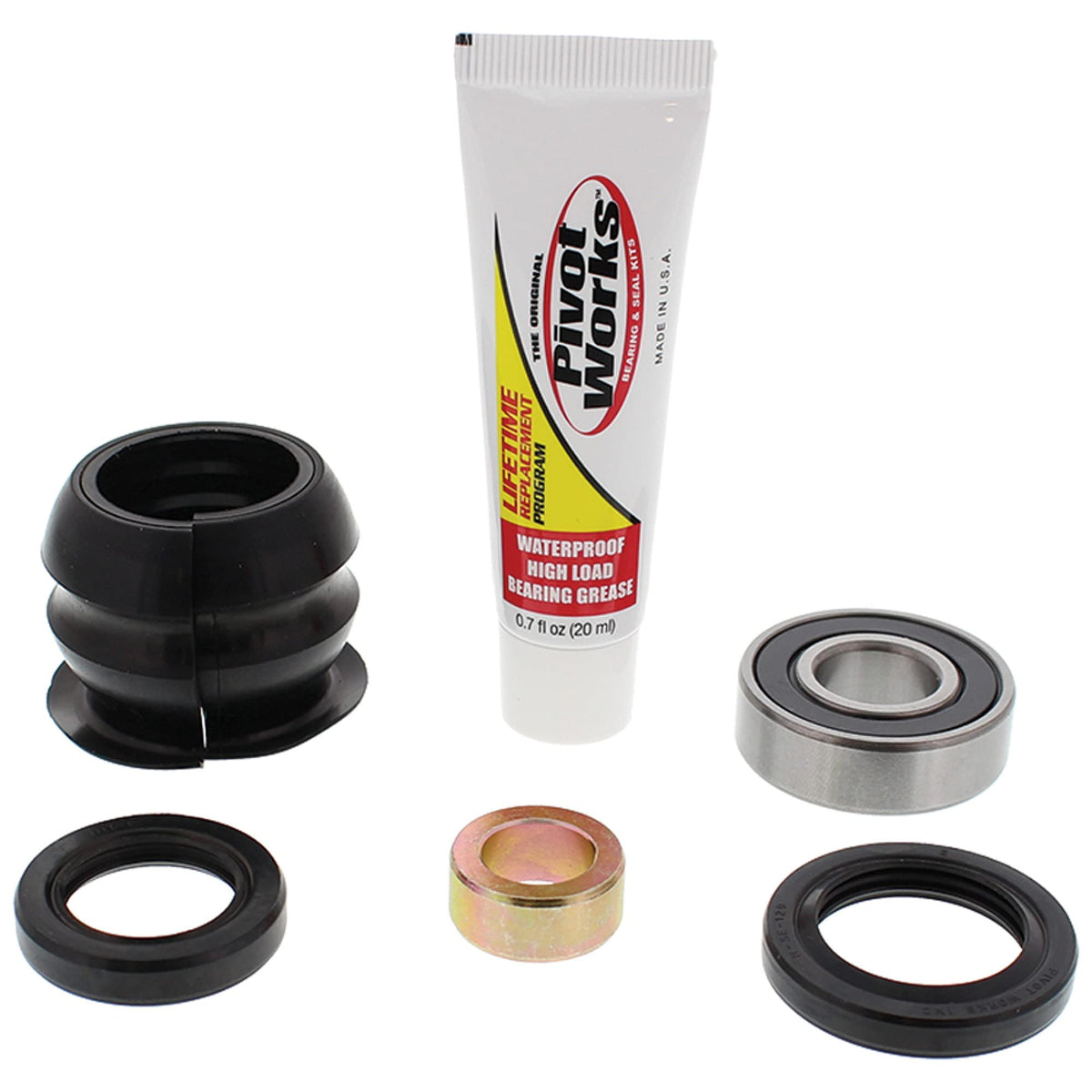 Pivot Works Steering Stem Bearing Kit PWSSK-H07-400 Compatible With/Replacement For Honda TRX250 Recon 1997-2001, TRX250TE Recon