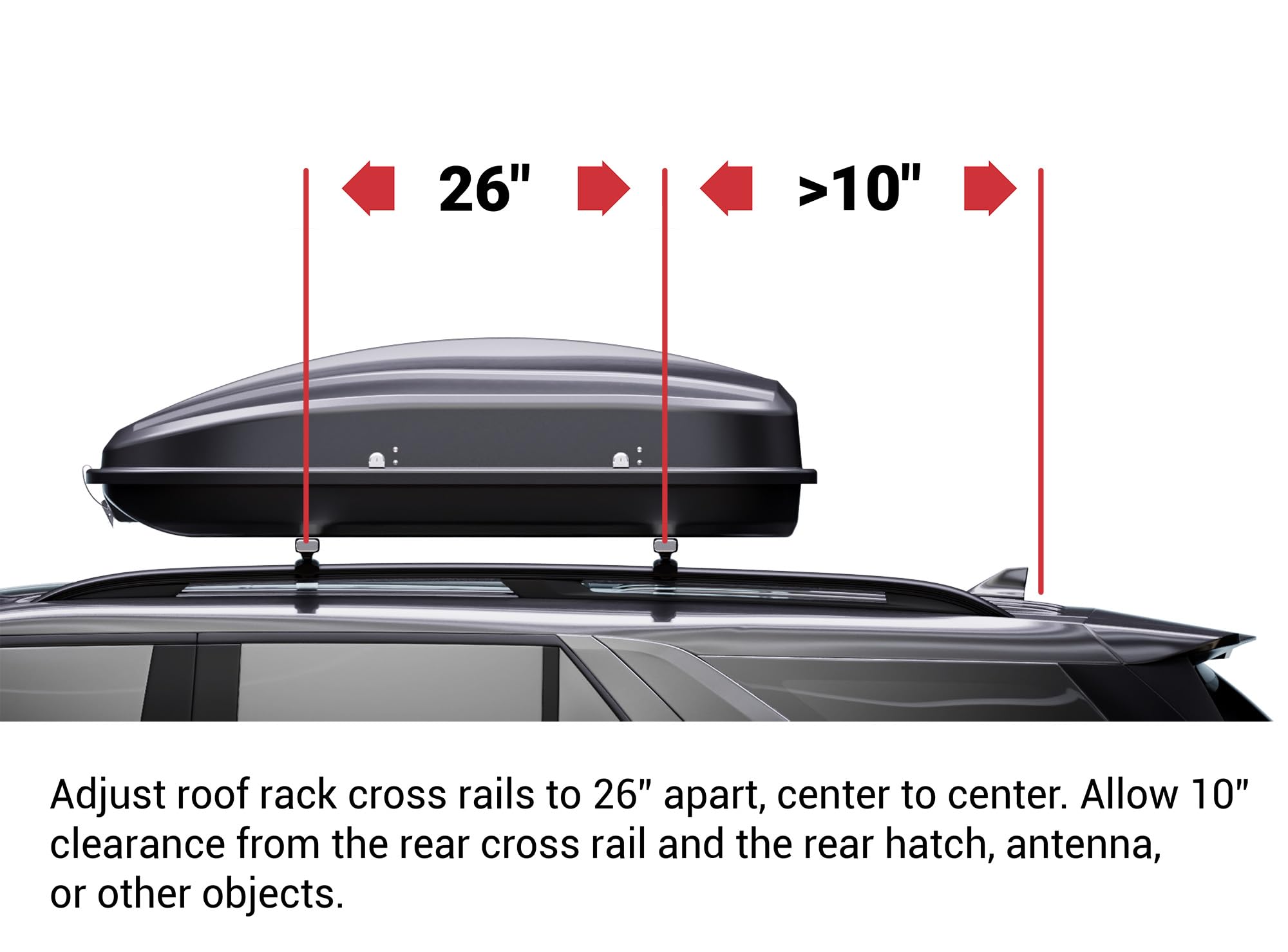 Duraliner Rooftop Cargo Carrier For Cars/Trucks/Suv'S - Waterproof Hard Shell Roof Top Mount Storage - Easy Installation - 10 Cubic Ft - Made In Usa