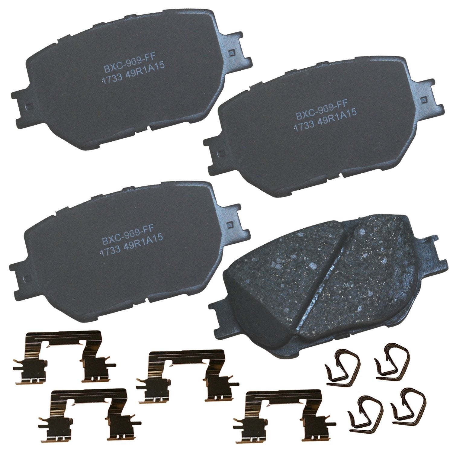 Bendix Premium Sbc1733 Ceramic Front Brake Pads For Lexus Is250 2015-2014