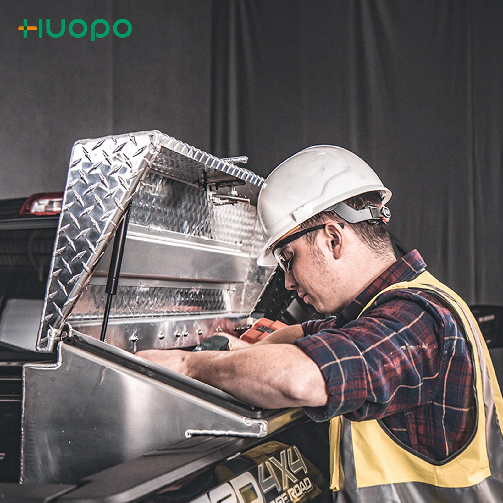 Huopo C1615049 C16-15049 10 Inch Gas Struts 20Lb/89N Shocks Lift Support For Rv Cabinet Door Truck Pickup Toolbox Toy Storage Bo