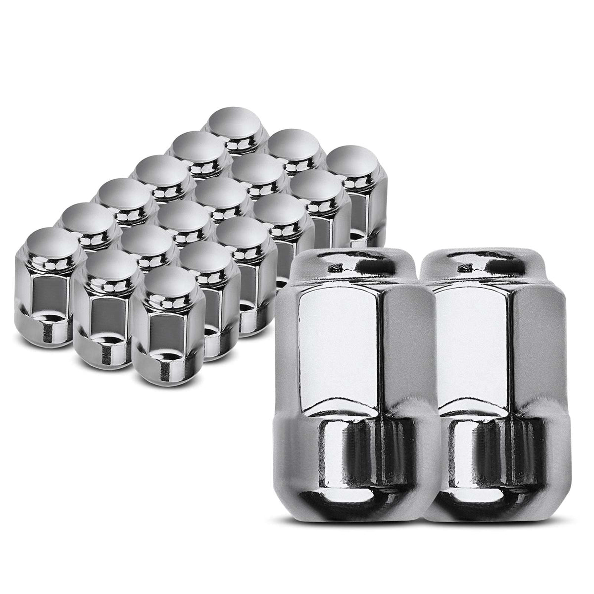 A-Premium 20Pcs M12-1.5 Wheel Lug Nuts Compatible With Honda Cr-V Civic Accord Pilot Odyssey Fit Hr-V Crosstour Insight Acura Ts