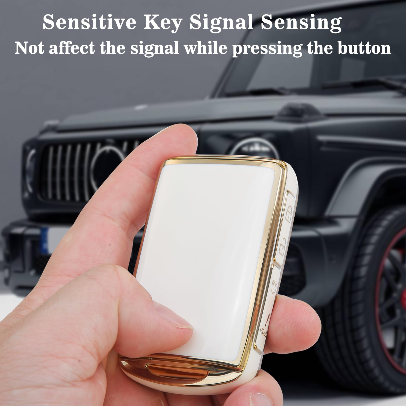 Keycov Key Fob Cover For Mazda Accessories Keychain Keyshell Ring Case Compatible With 2019-2021 Mazda 3,For Mazda 3 Hatchback,2