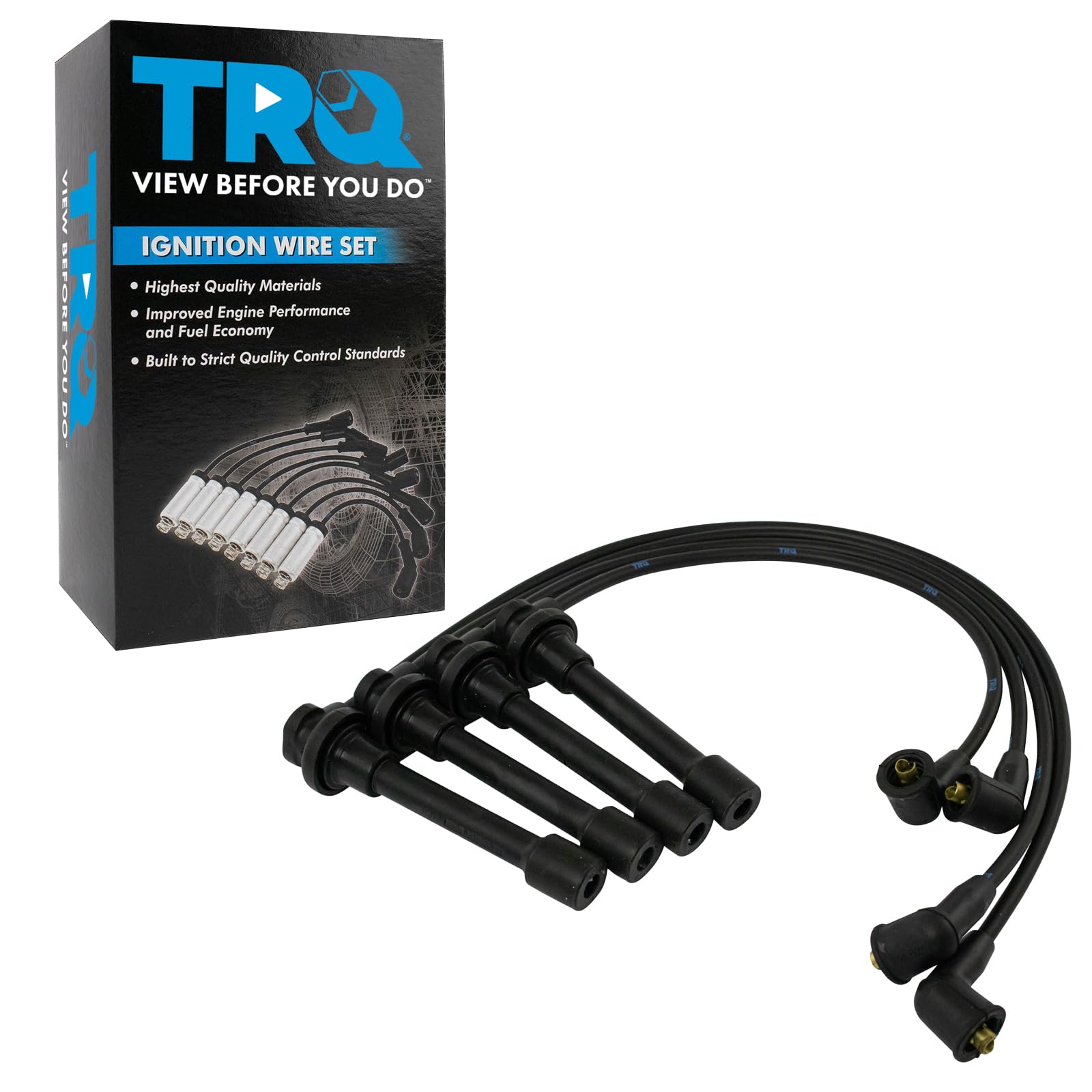 Trq Ignition Spark Plug Wire Kit Set For Honda Acura Isuzu L4 New