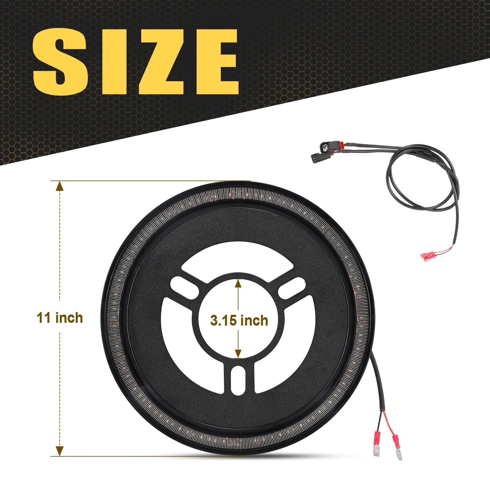 Bordan Plug & Play Spare Tire Brake Light For Bronco, 3Rd Brake Light Led Third Brake Light Compatible With Bronco 2021 2022 202