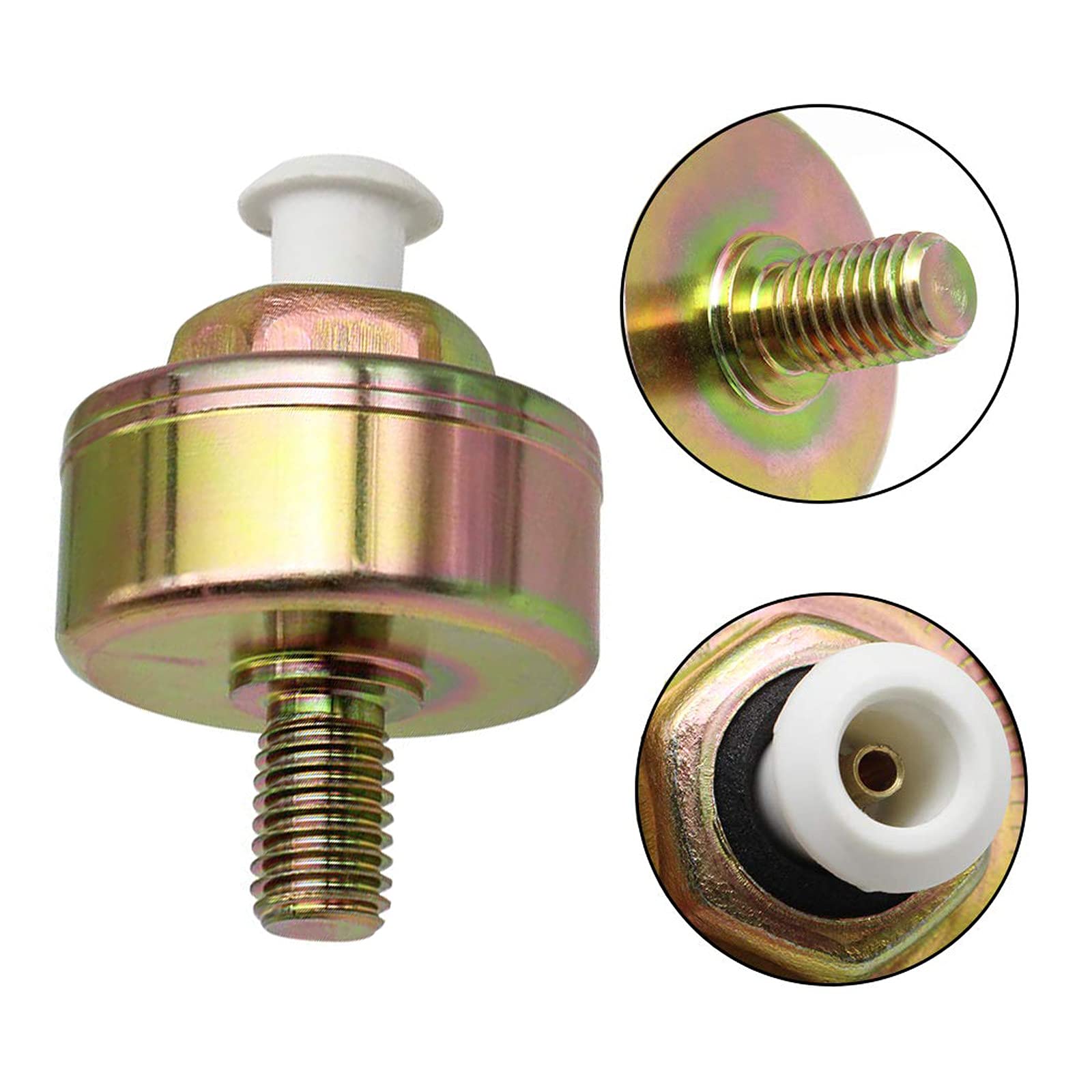 Oyeauto Knock Sensor With Harness 12601822 12589867 Compatible With Chevy Gmc Cadillac Yukon Tahoe Sierra Silverado Suburban Express 1500 2500 3500 Camaro Corvette Escalade