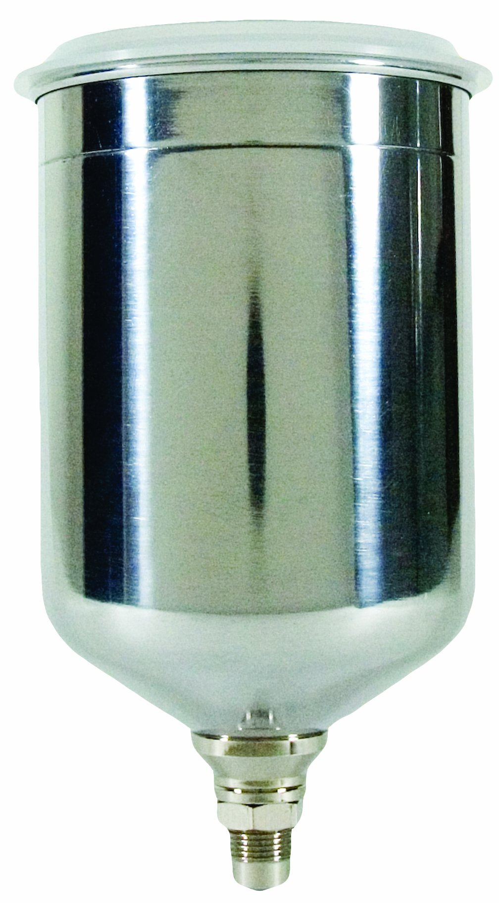 Tekna 702576 900cc Gravity Feed Aluminum Cup with Plastic Push-On Lid