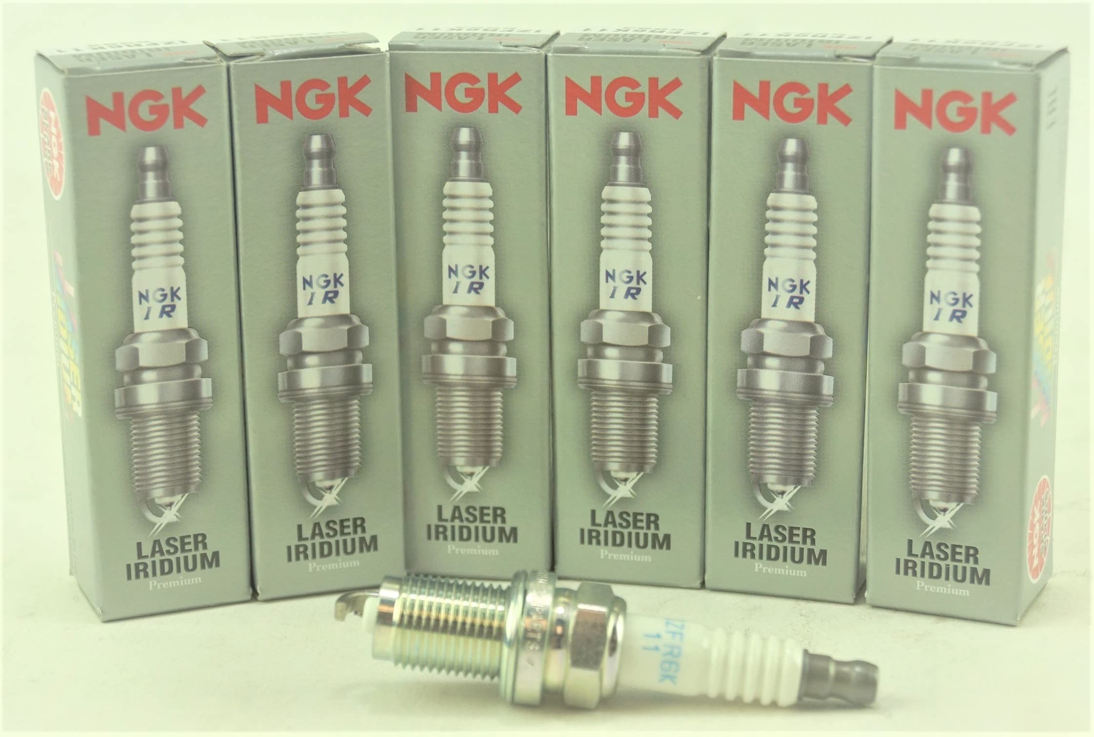 Ngk 6994 Izfr6K-11 Laser Iridium Spark Plugs 6-Pcs