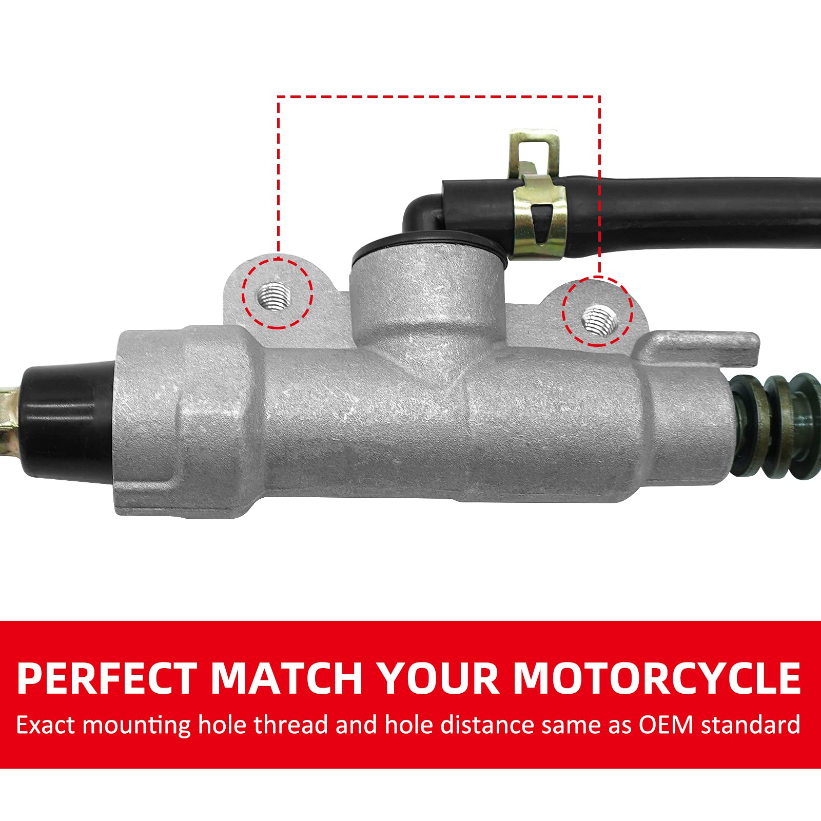 Rear Brake Master Cylinder Fit For Suzuki Rm80 Rm85 Rm125 Rm250 Rmx250