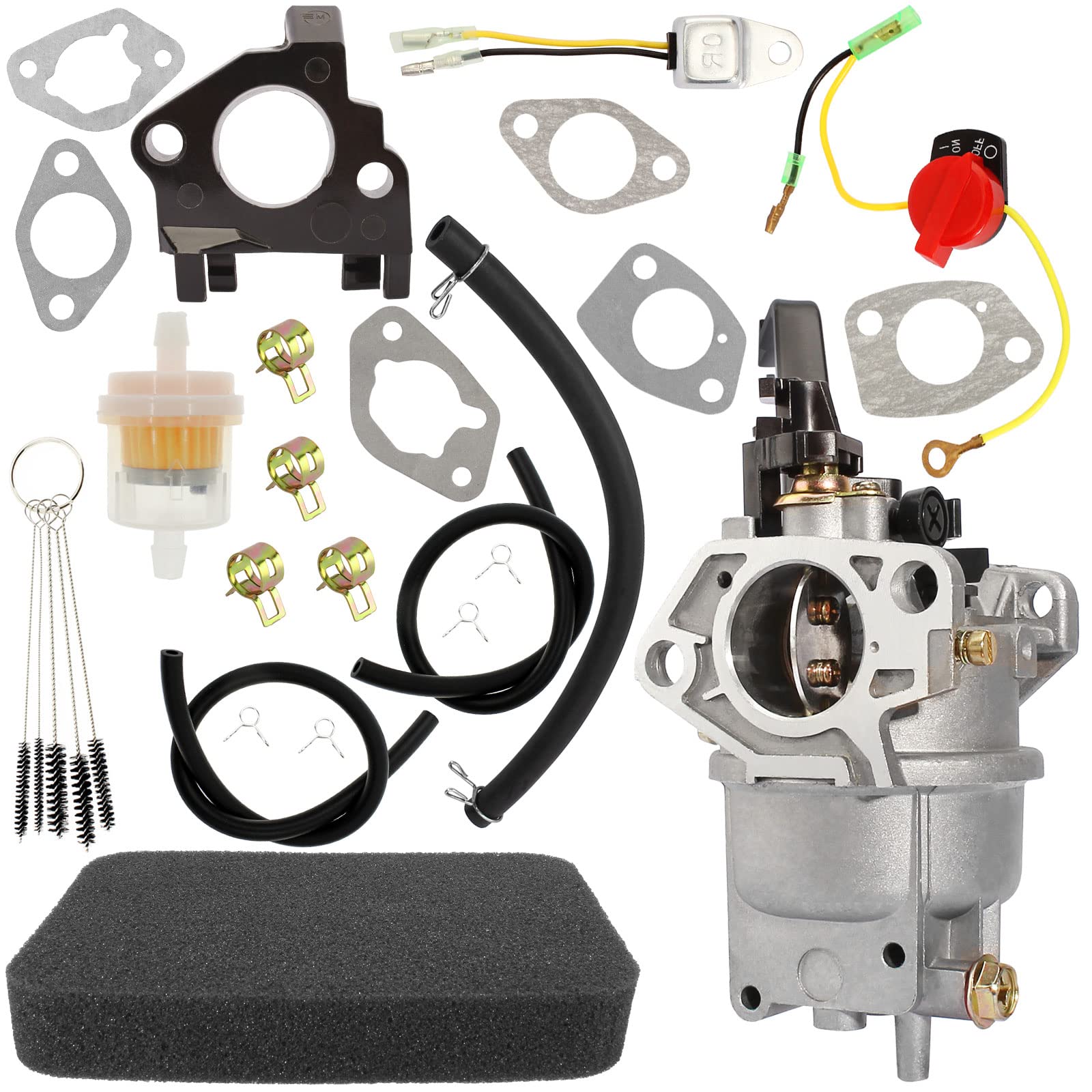 Liyyds Carburetor Kit Compatible With Gp5000 Gp5500 Gp6500 Gp6500E Gp7500E 8125W Jingke Huayi Kinzo Ruixing Xieli 5Kw 5.5Kw 6.5K