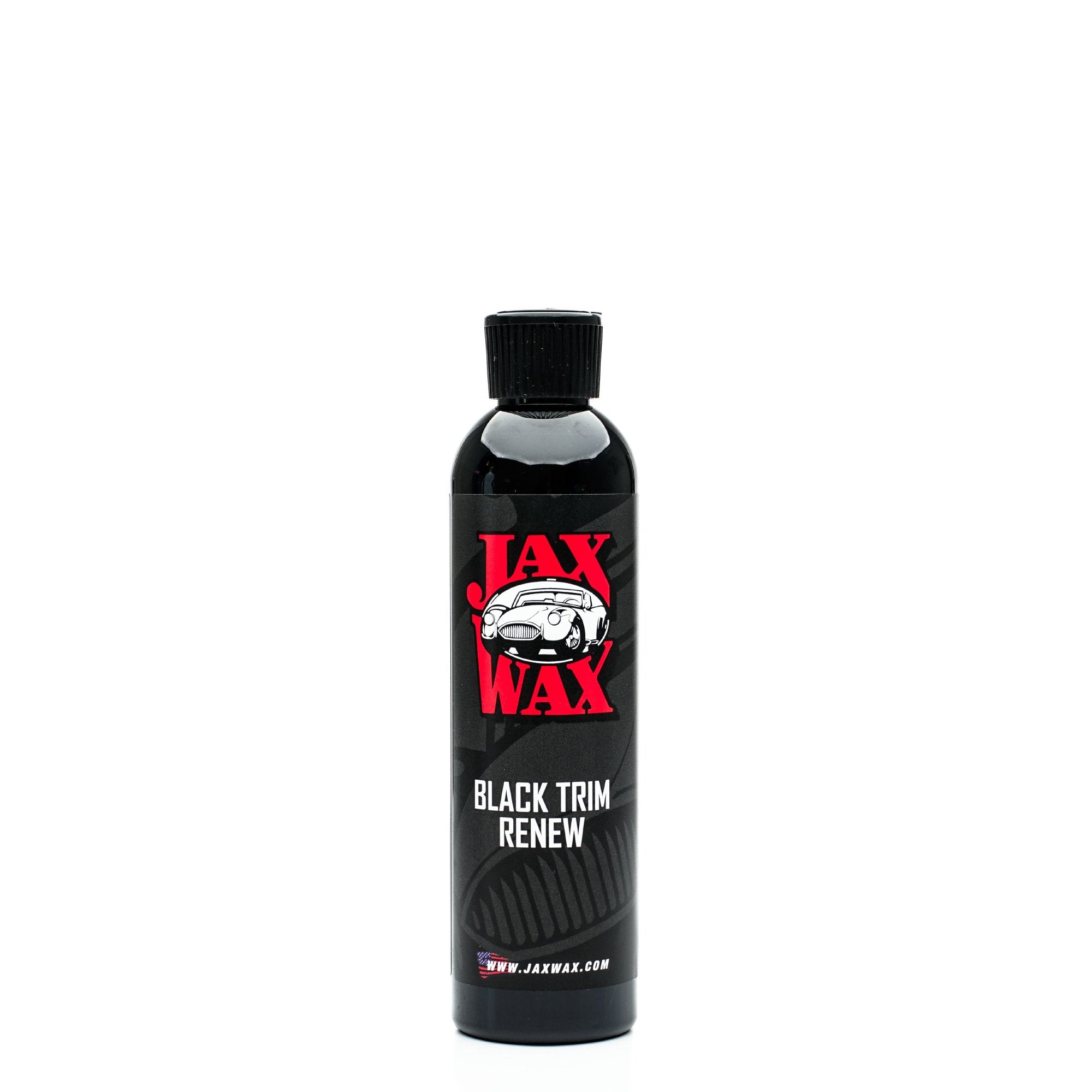 Jax Wax Black Trim Renew - Long-Lasting Car Trim Restorer and Refurbisher - Restore Faded Plastic Trim for a Like-New Condition - 8oz Bottle
