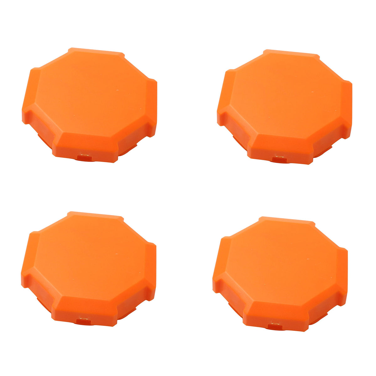 Cpowace 4-Pack Hub Caps Wheel Center Caps Compatible With Polaris Rzr 900 1000 Xp 4 1522216-655 (Orange)