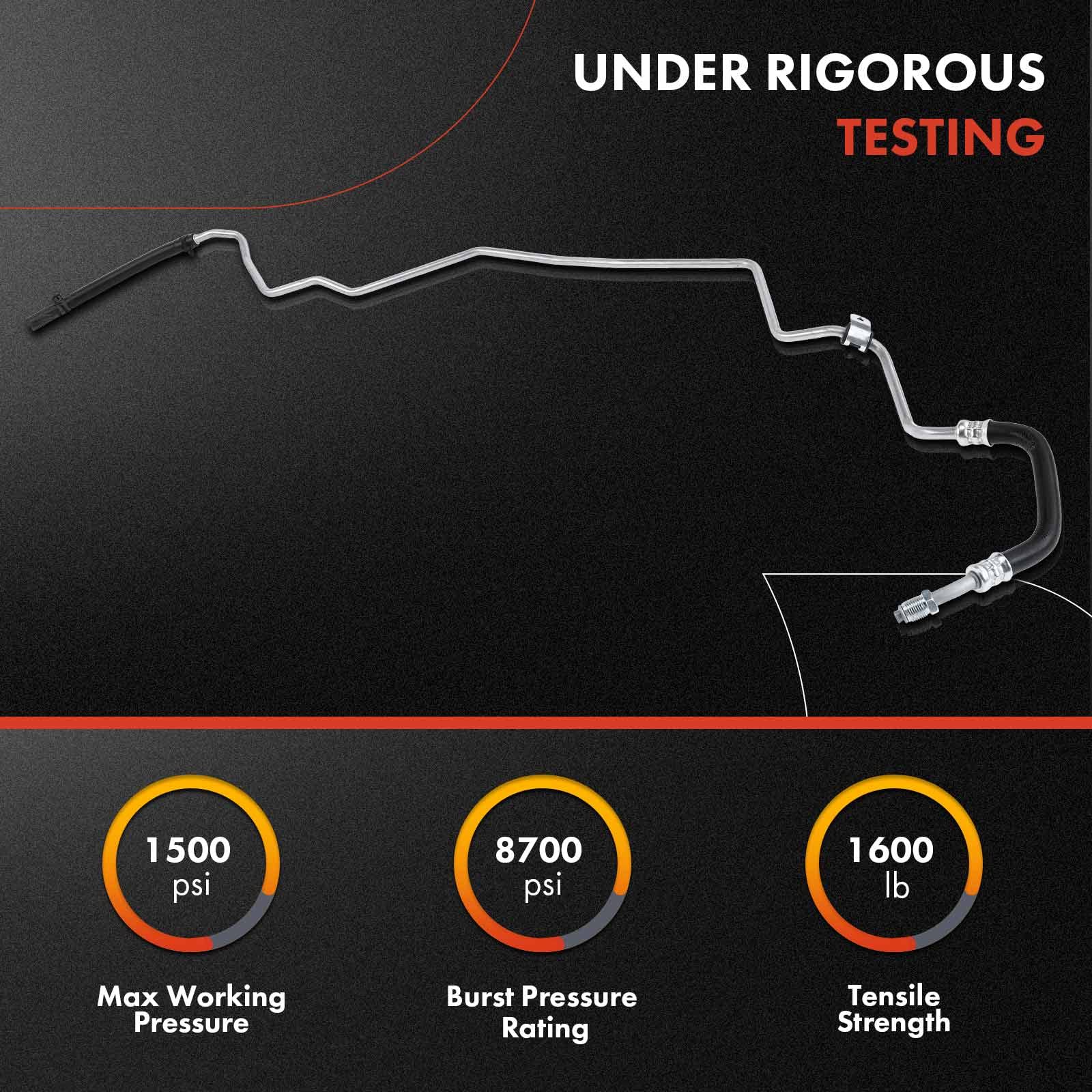 A-Premium Power Steering Hose Return Hose Line Assembly Compatible with Hyundai Santa Fe 2010-2012 Kia Sorento 2011-2013 2.4L 3.