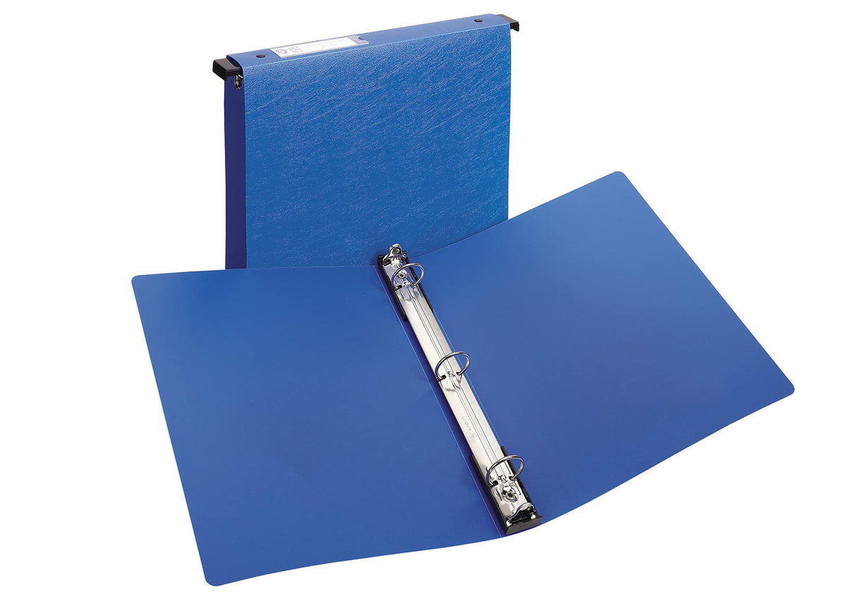 Avery Hanging Storage 3 Ring Binder, 1 Inch Round Rings, 1 Blue Binder (14800)